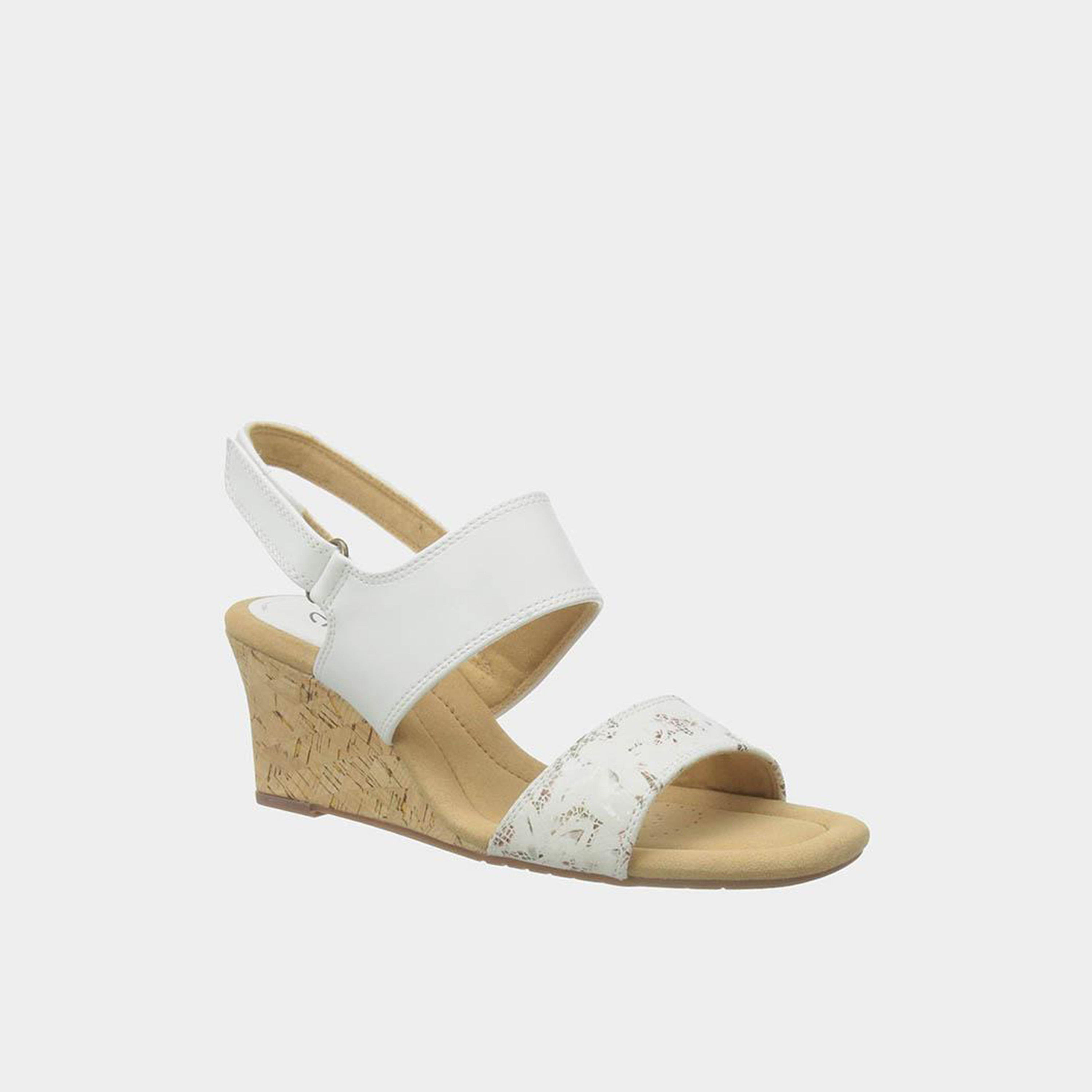 Clarks Women's Hook & Loop Kyarra Faye Wedges | 26171238-women-shoes-sandals-heeled-image-1