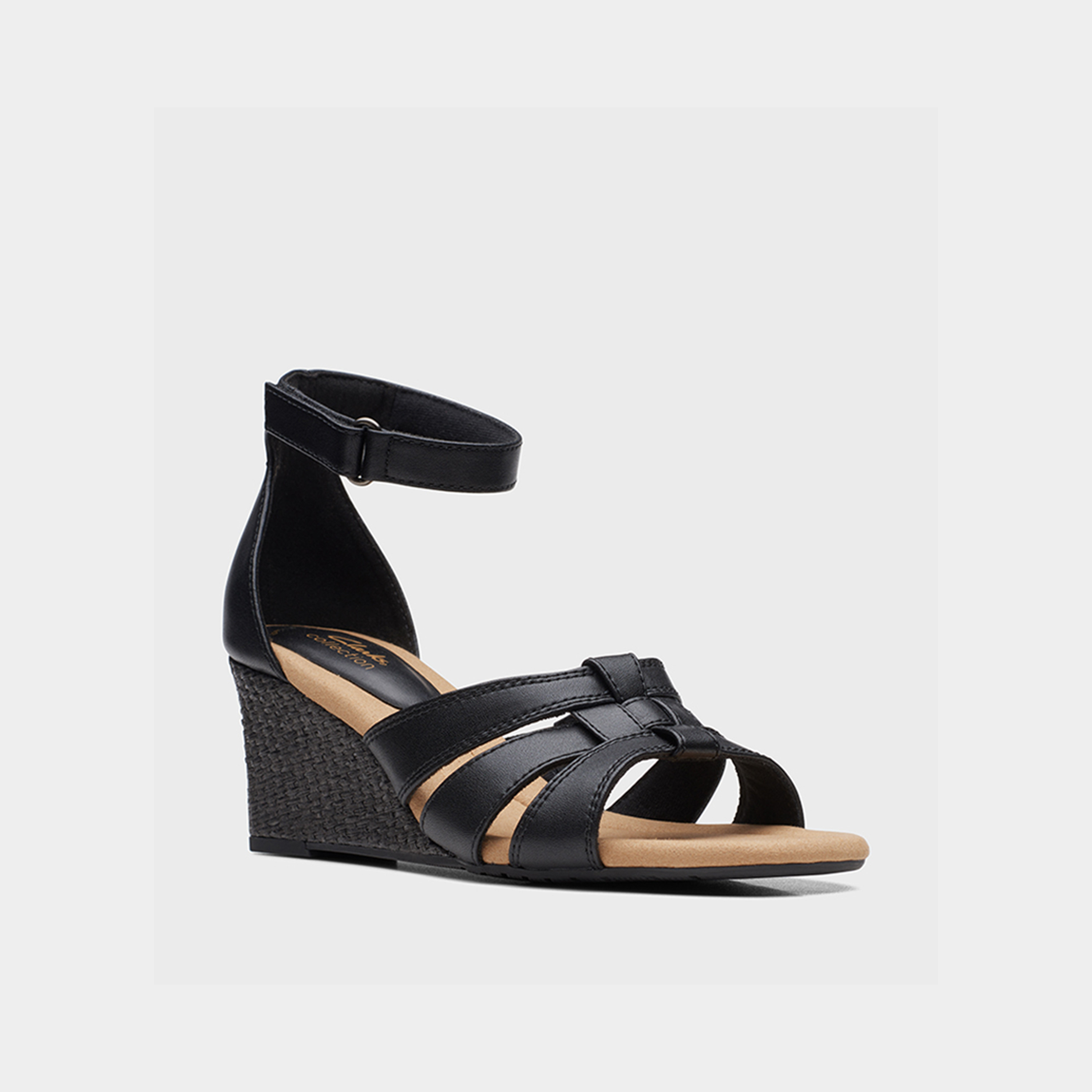 Clarks Women's Hook & Loop Kyarra Joy Wedges | 26171242-women-shoes-sandals-heeled-image-1
