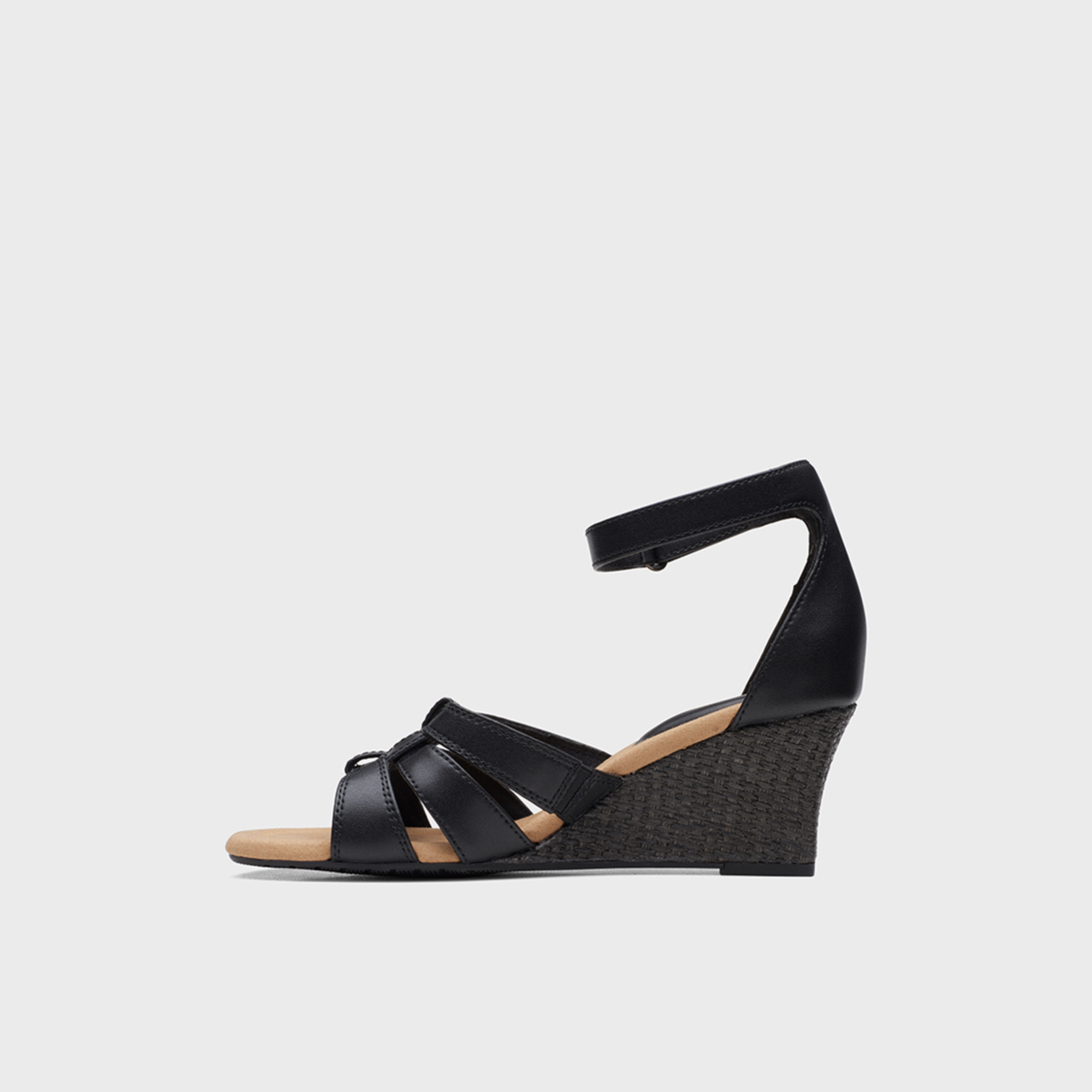 Clarks Women's Hook & Loop Kyarra Joy Wedges | 26171242-women-shoes-sandals-heeled-image-2