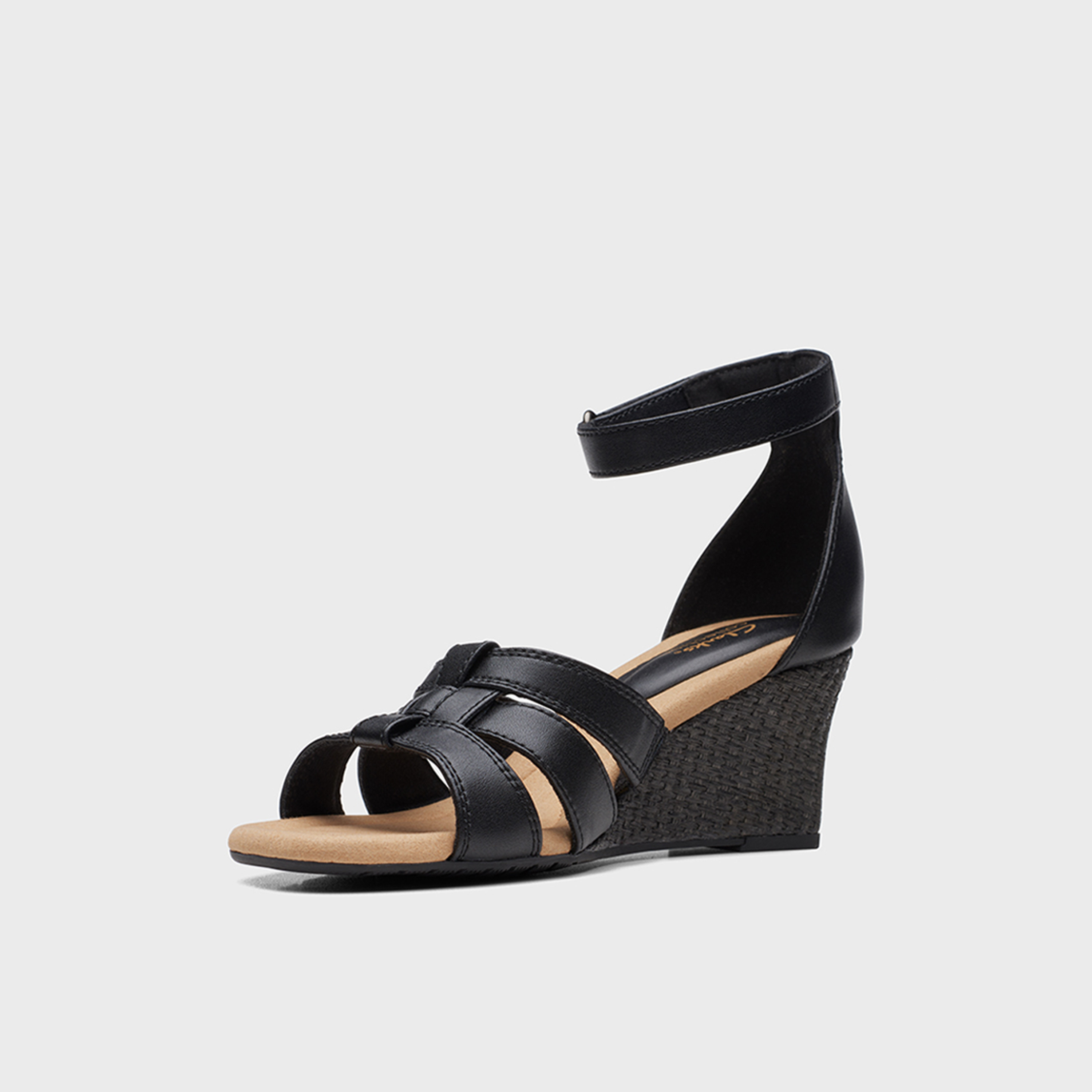 Clarks Women's Hook & Loop Kyarra Joy Wedges | 26171242-women-shoes-sandals-heeled-image-5