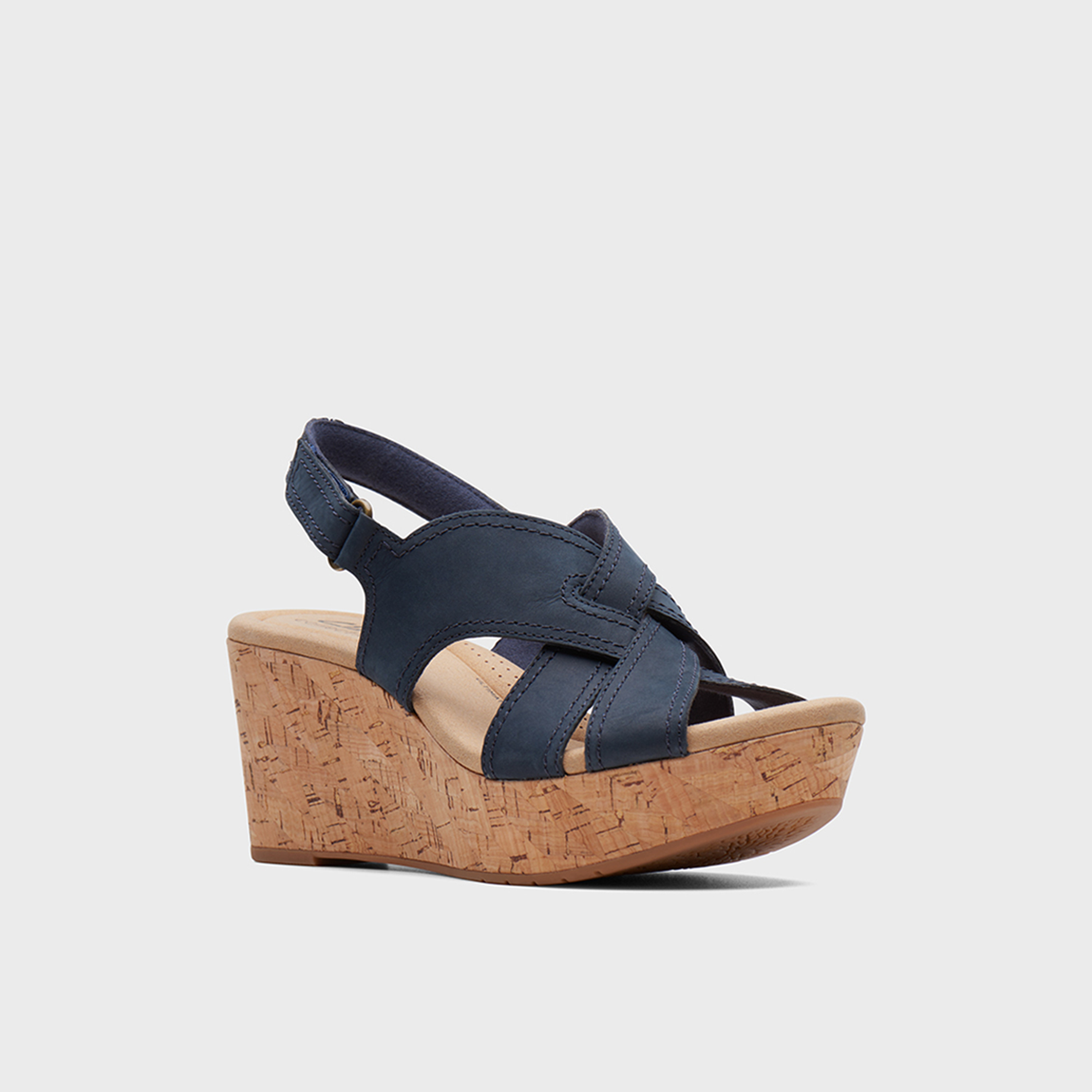 Clarks Women's Hook & Loop Rose Erin Wedges | 26171309-women-shoes-sandals-heeled-image-1