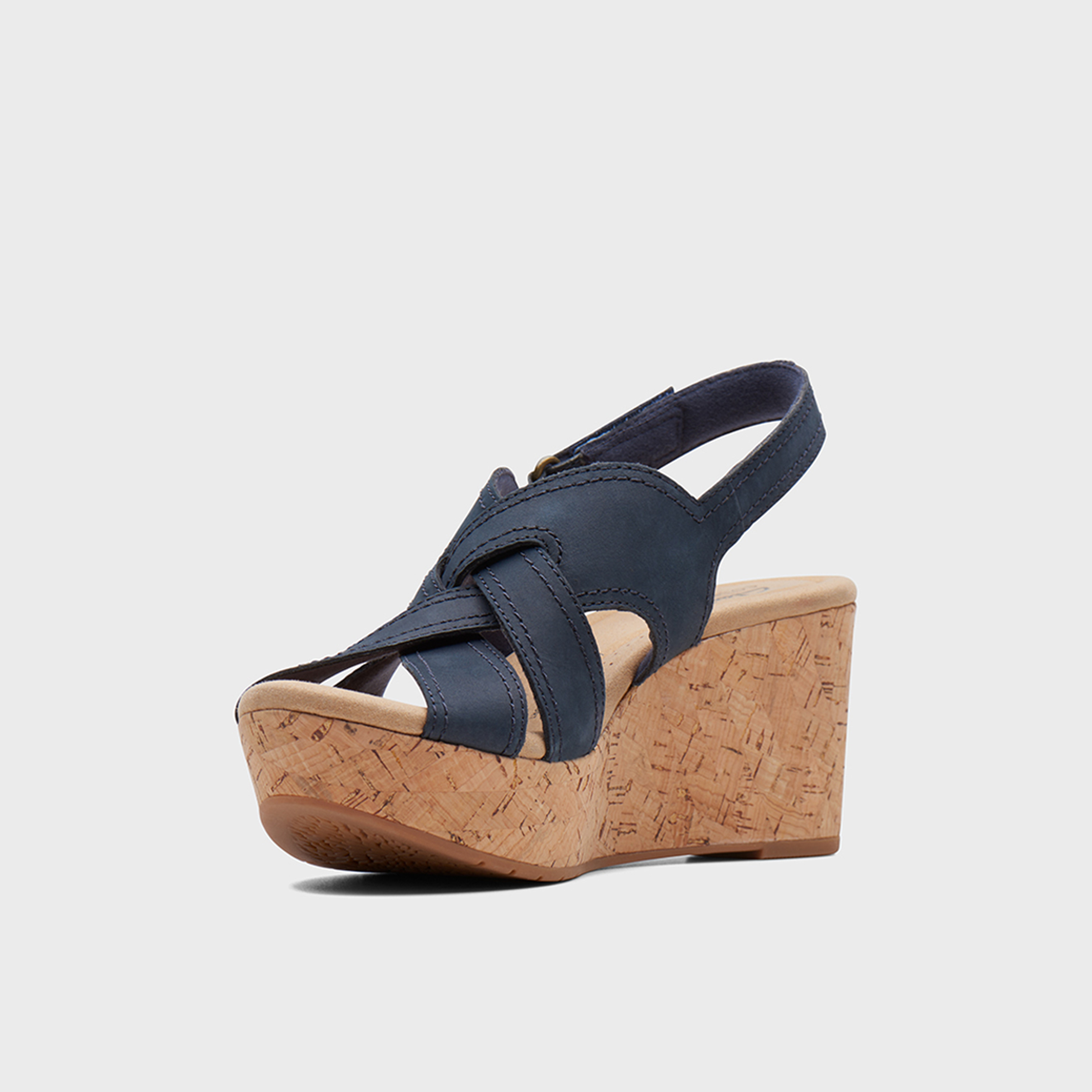 Clarks Women's Hook & Loop Rose Erin Wedges | 26171309-women-shoes-sandals-heeled-image-5