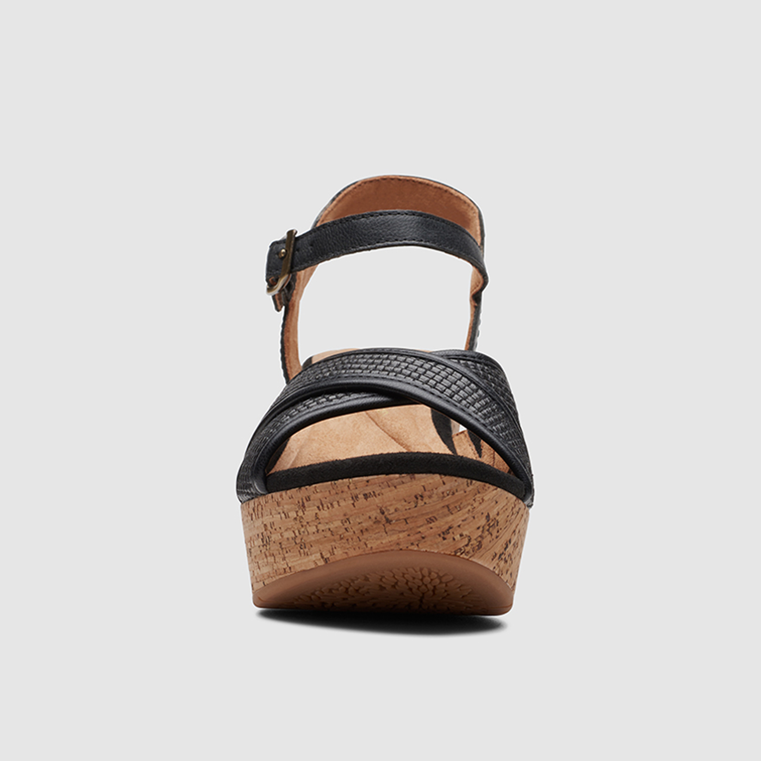 كلاركس - حذاء إيليري الكعب العالي بلون البرقوق حزام بإبزيم للنساء | 26171439-women-shoes-sandals-heeled-image-4