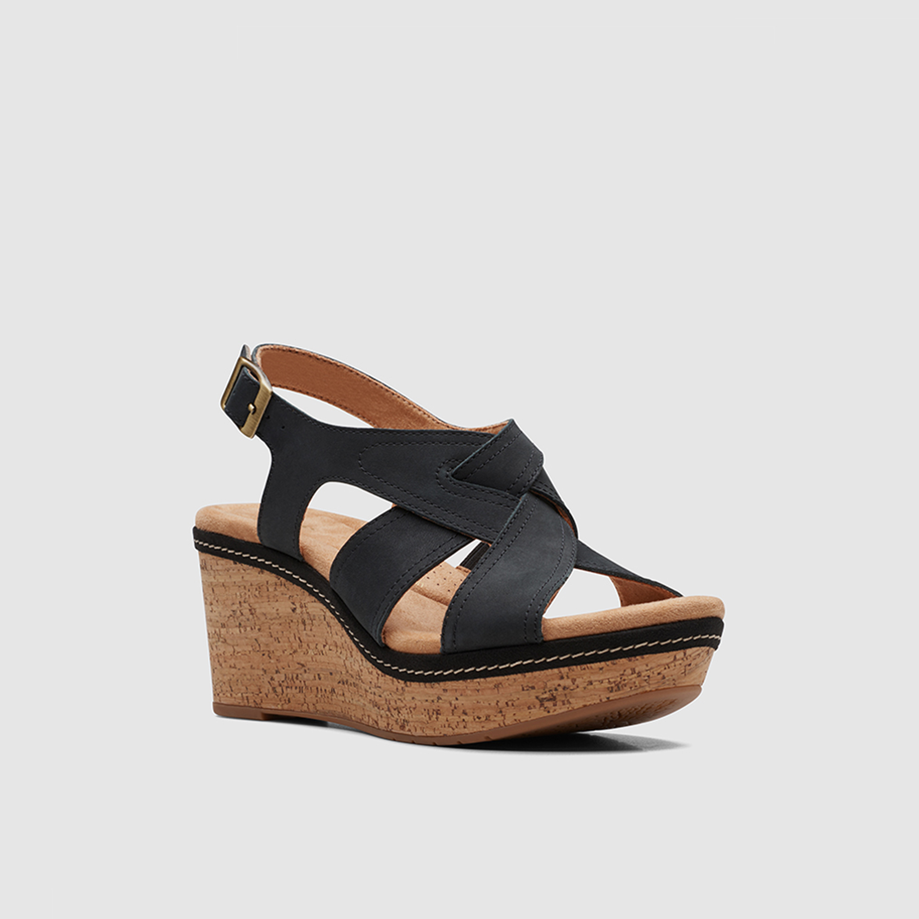 كلاركس - حذاء إيليري راي للنساء كعب عالي البإبزيم | 26171444-women-shoes-sandals-heeled-image-1
