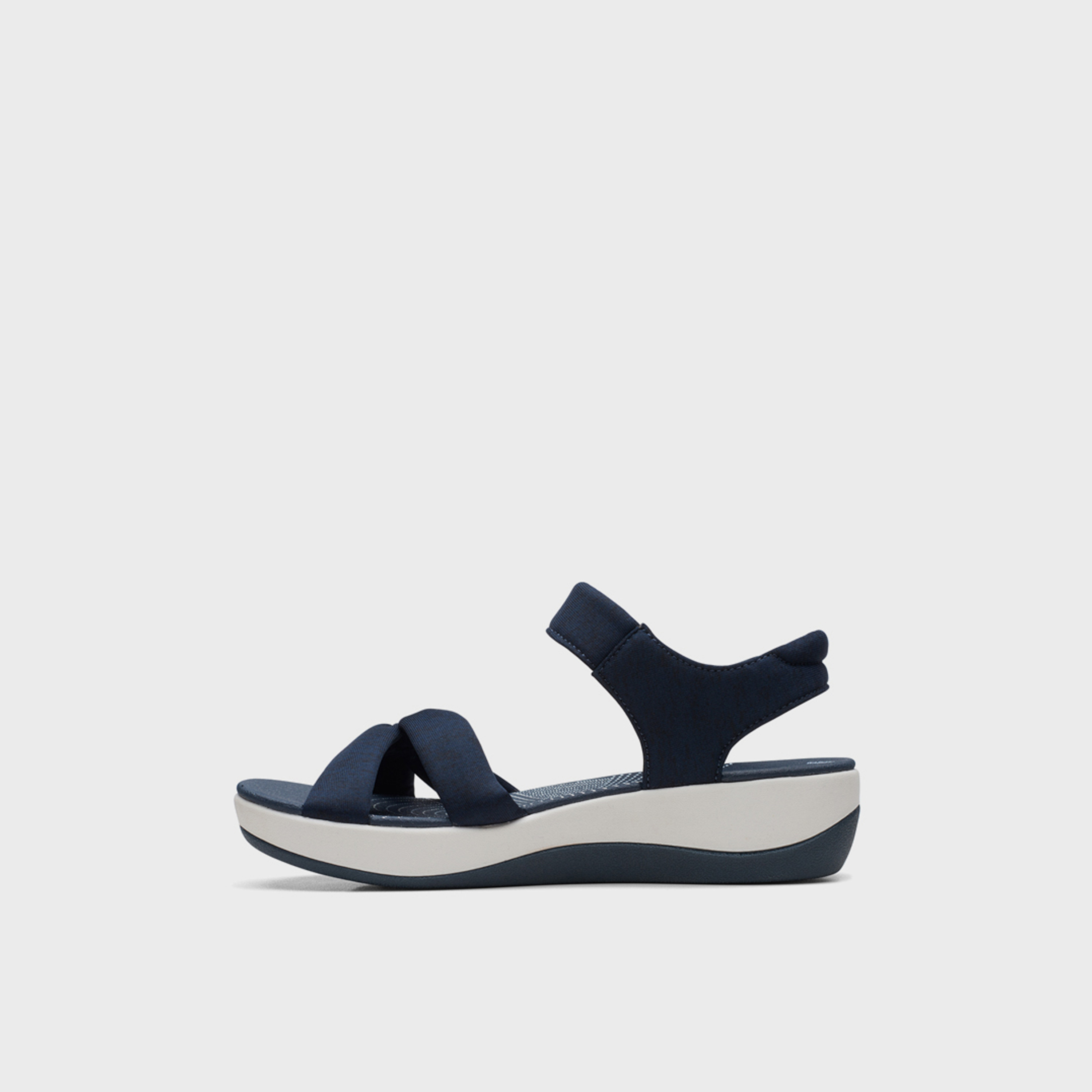 Clarks Womens Hook & Loop Arla Shore Flatform Strap Sandals | 26171742-women-shoes-sandals-flats-image-3