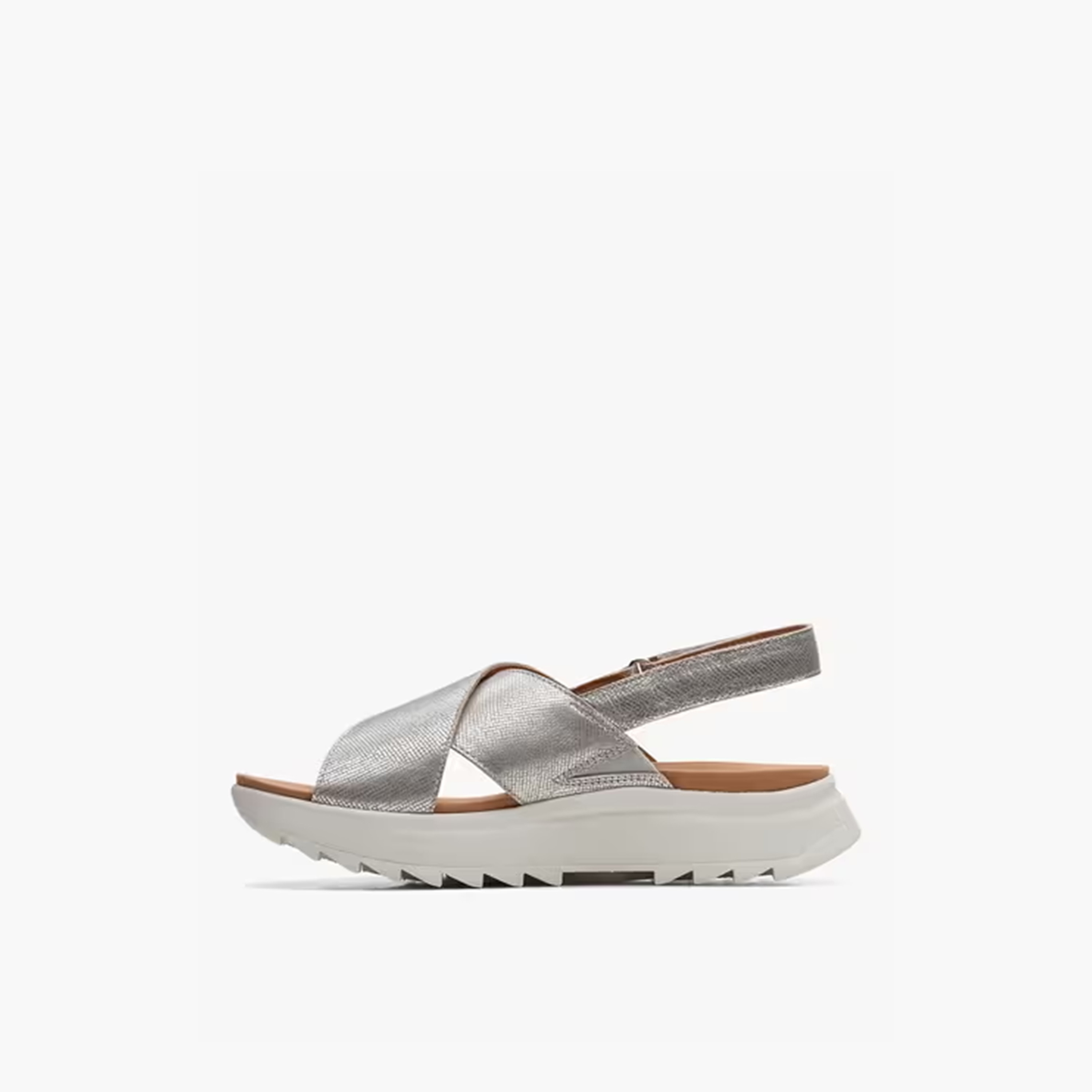 كلاركس - صندل داشلايت للنساء نعل سميك بحزام لاصق | 26171951-women-shoes-sandals-heeled-image-2