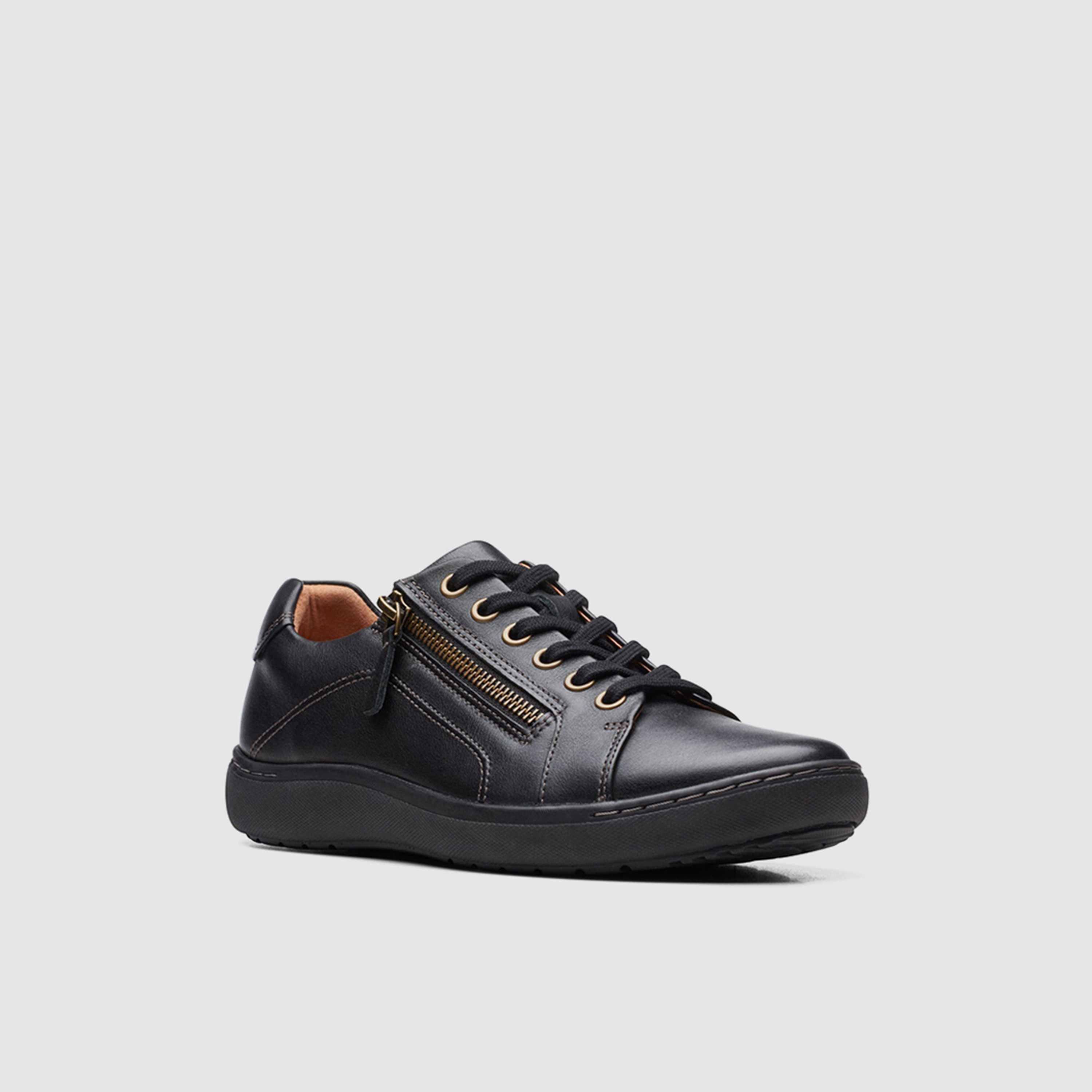 Clarks Women's Zip Nalle Lace Low-Ankle Flat Sneakers | 26171986-women-shoes-sneakers-image-1