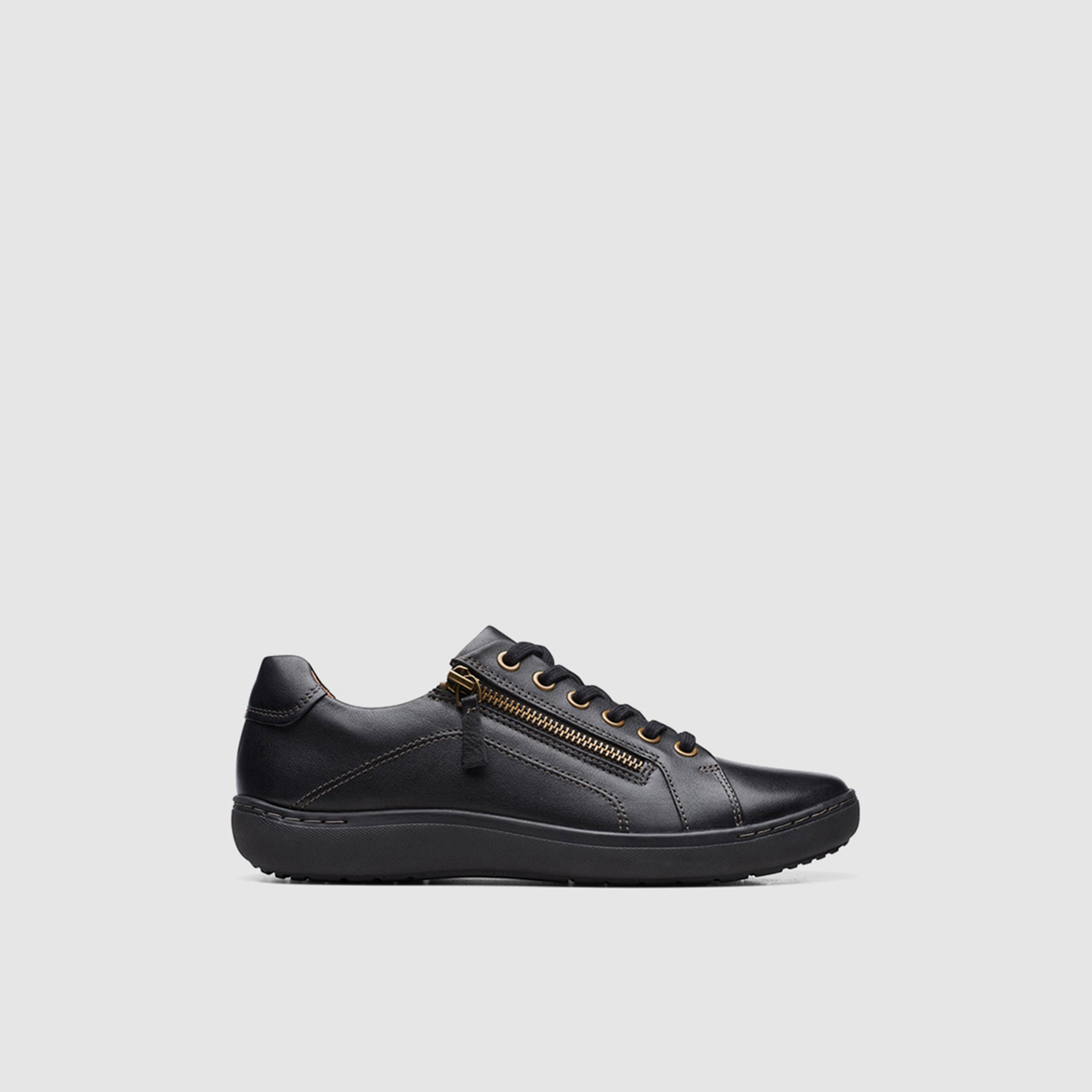 Clarks Women's Zip Nalle Lace Low-Ankle Flat Sneakers | 26171986-women-shoes-sneakers-image-2