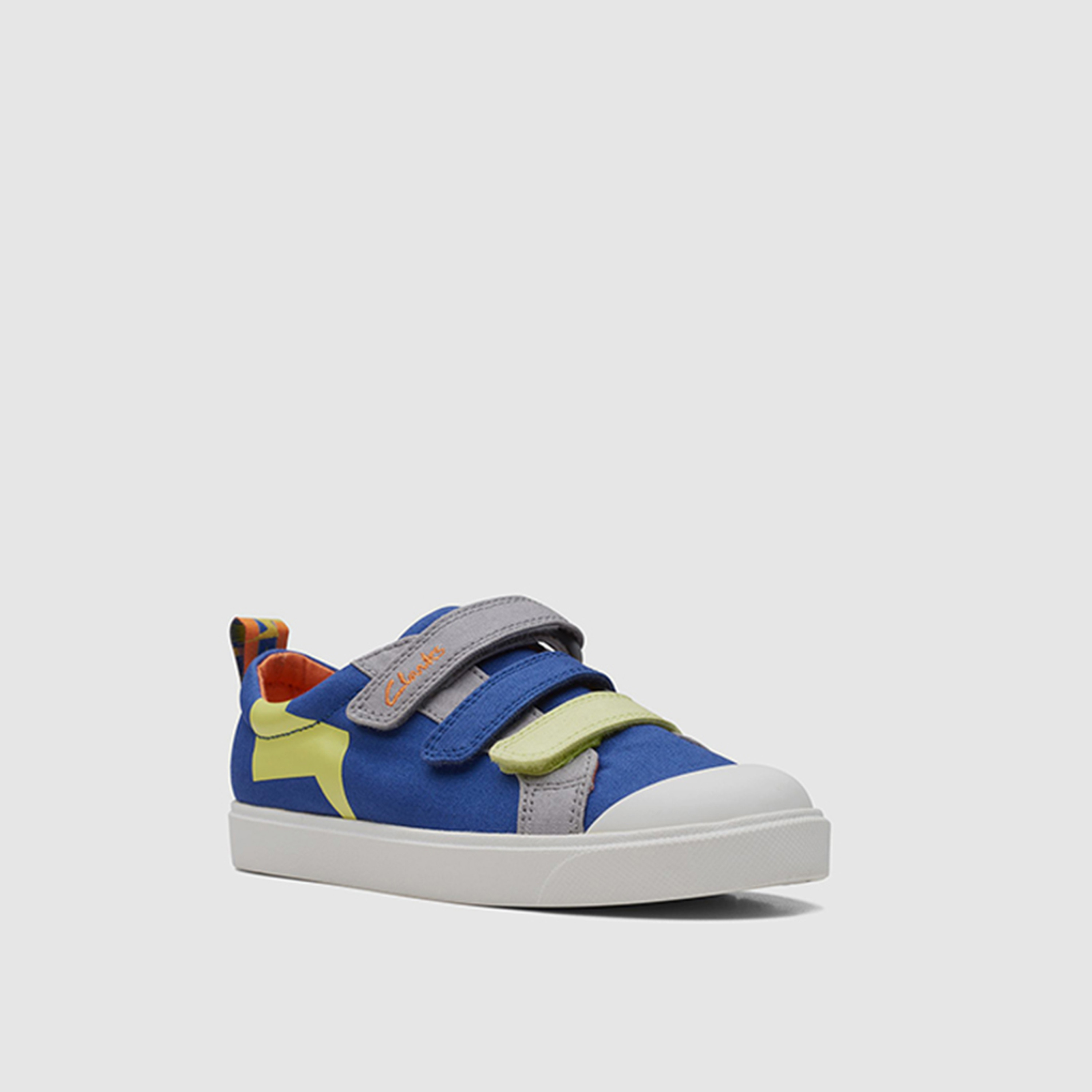 Clarks Kid's Hook & Loop City Vibe Sneakers | 26172037-girls-shoes-sneakers-image-1