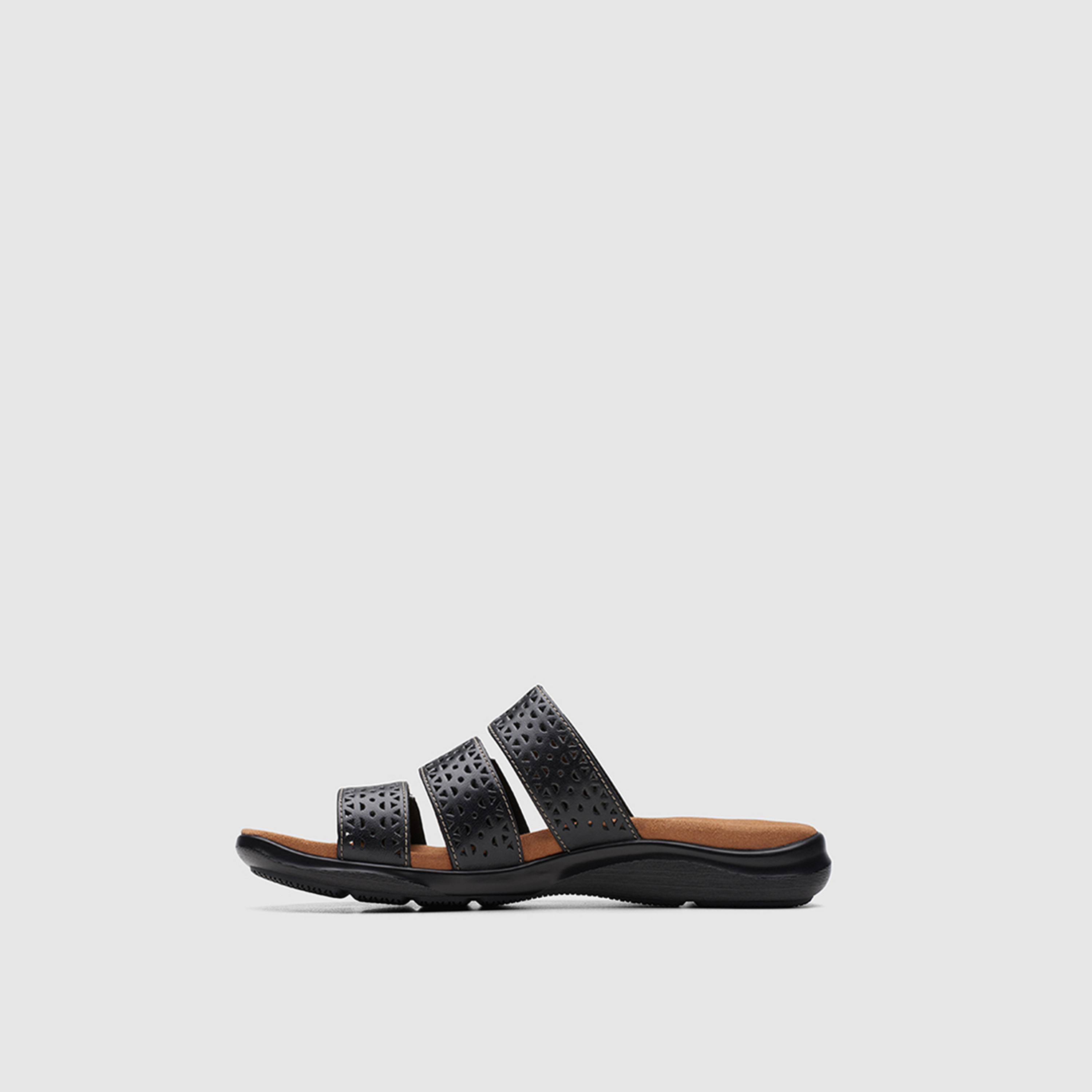 كلاركس -  صندل سلايد نسائي بدون رباط  كيتلي ووك مسطح | 26172144-women-shoes-sandals-flats-image-3