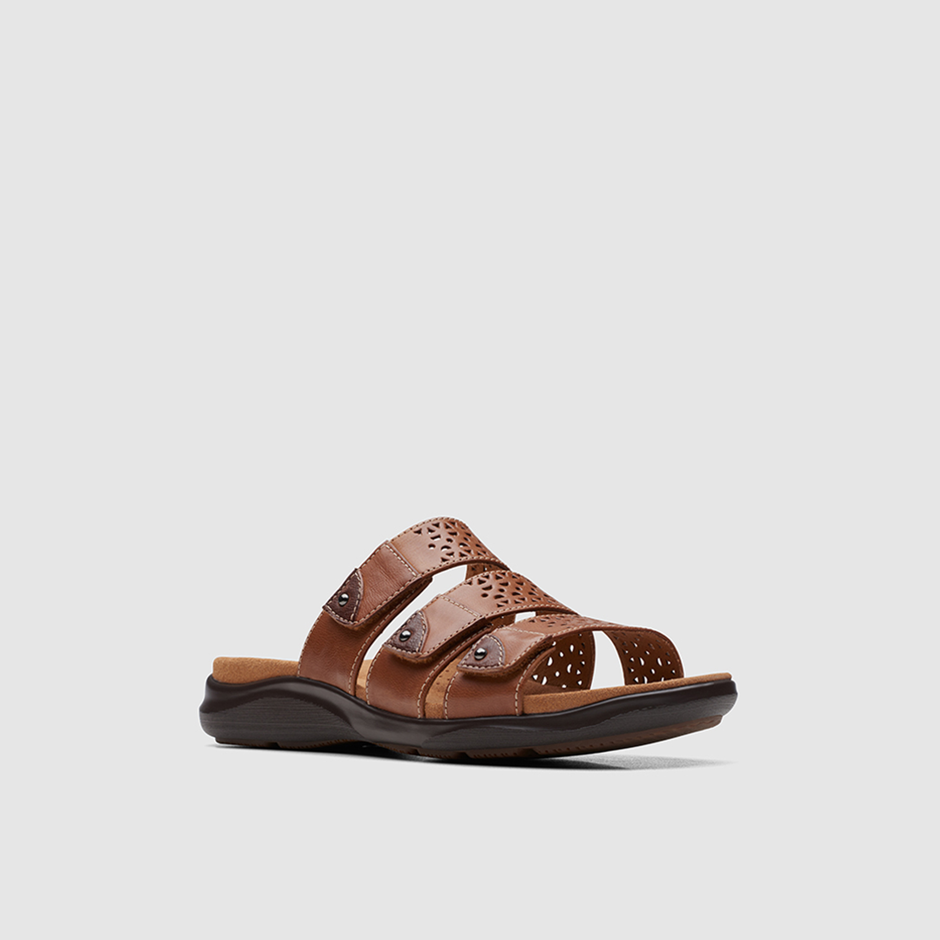 Clarks Women's Slip-On Kitly Walk Slide Flat Sandals | 26172147-women-shoes-sandals-flats-image-1