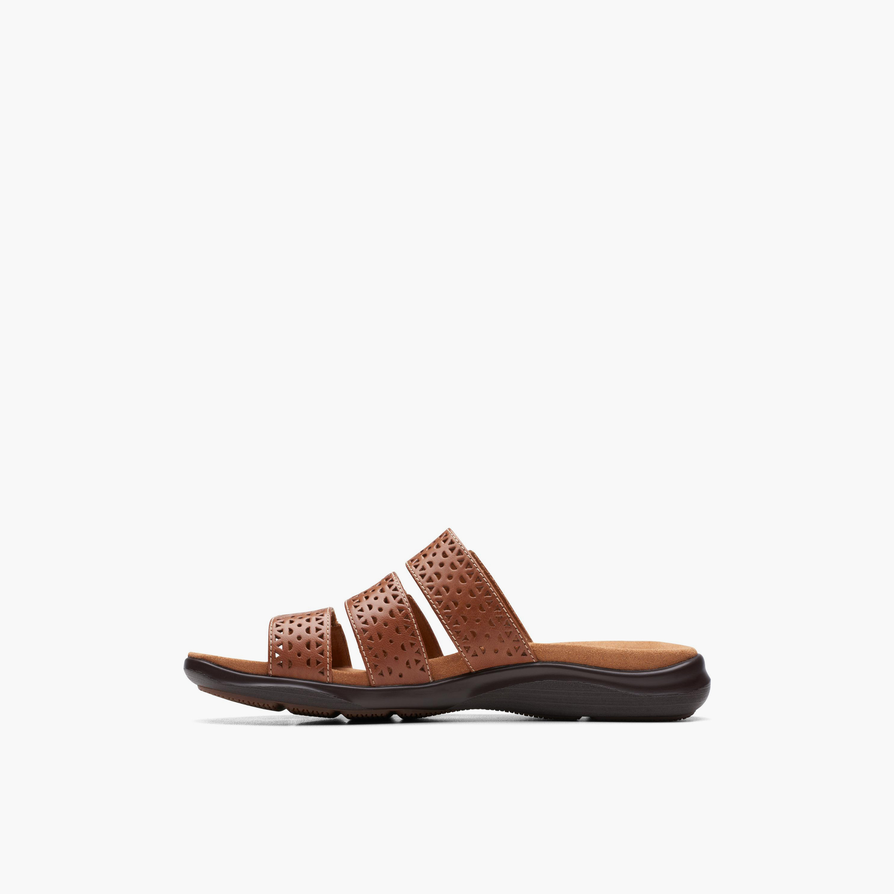 Clarks Women's Slip-On Kitly Walk Slide Flat Sandals | 26172147-women-shoes-sandals-flats-image-2