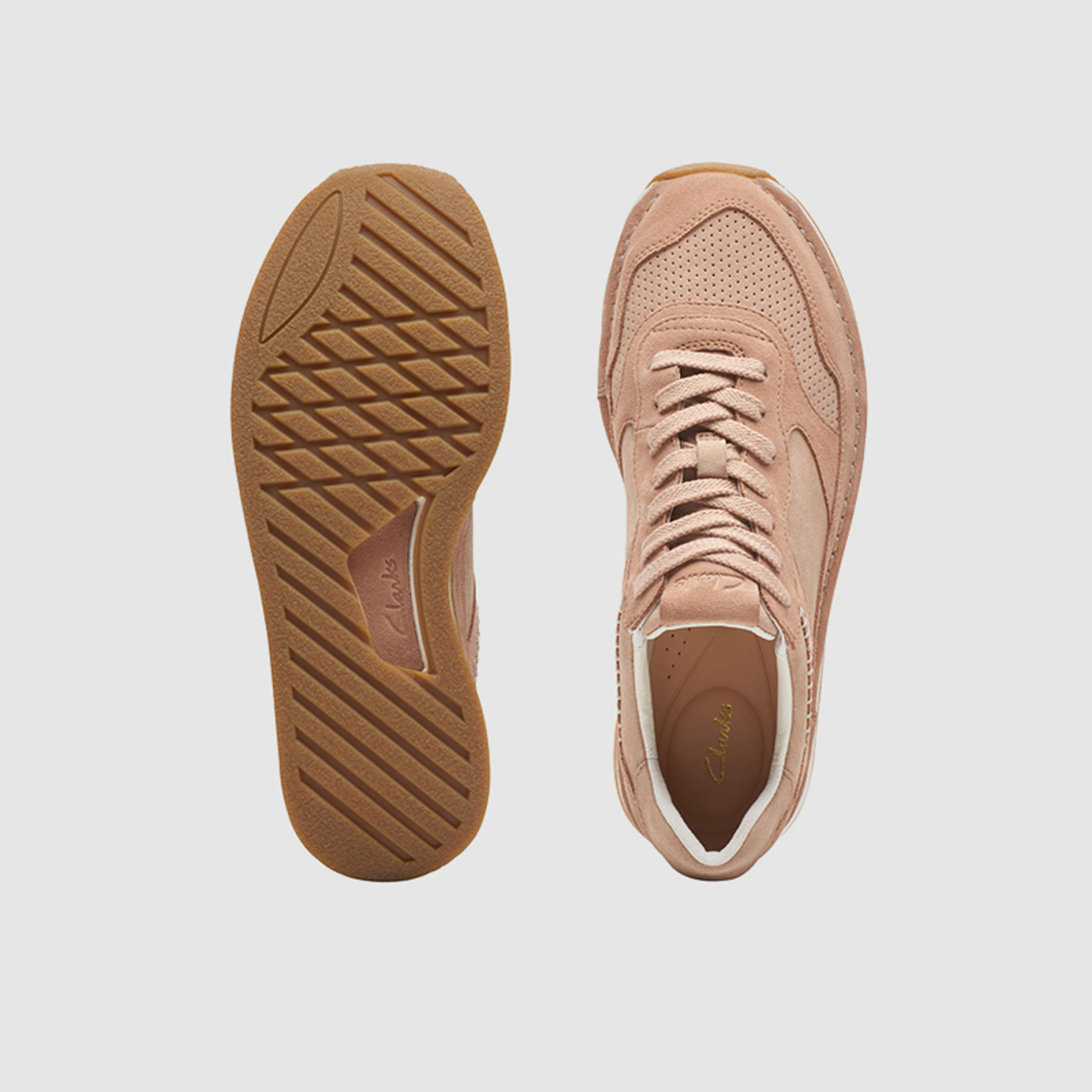 Clarks Women's Lace-Up CraftRun Tor Low-Ankle Flat Sneakers | 26173910-women-shoes-sneakers-image-4