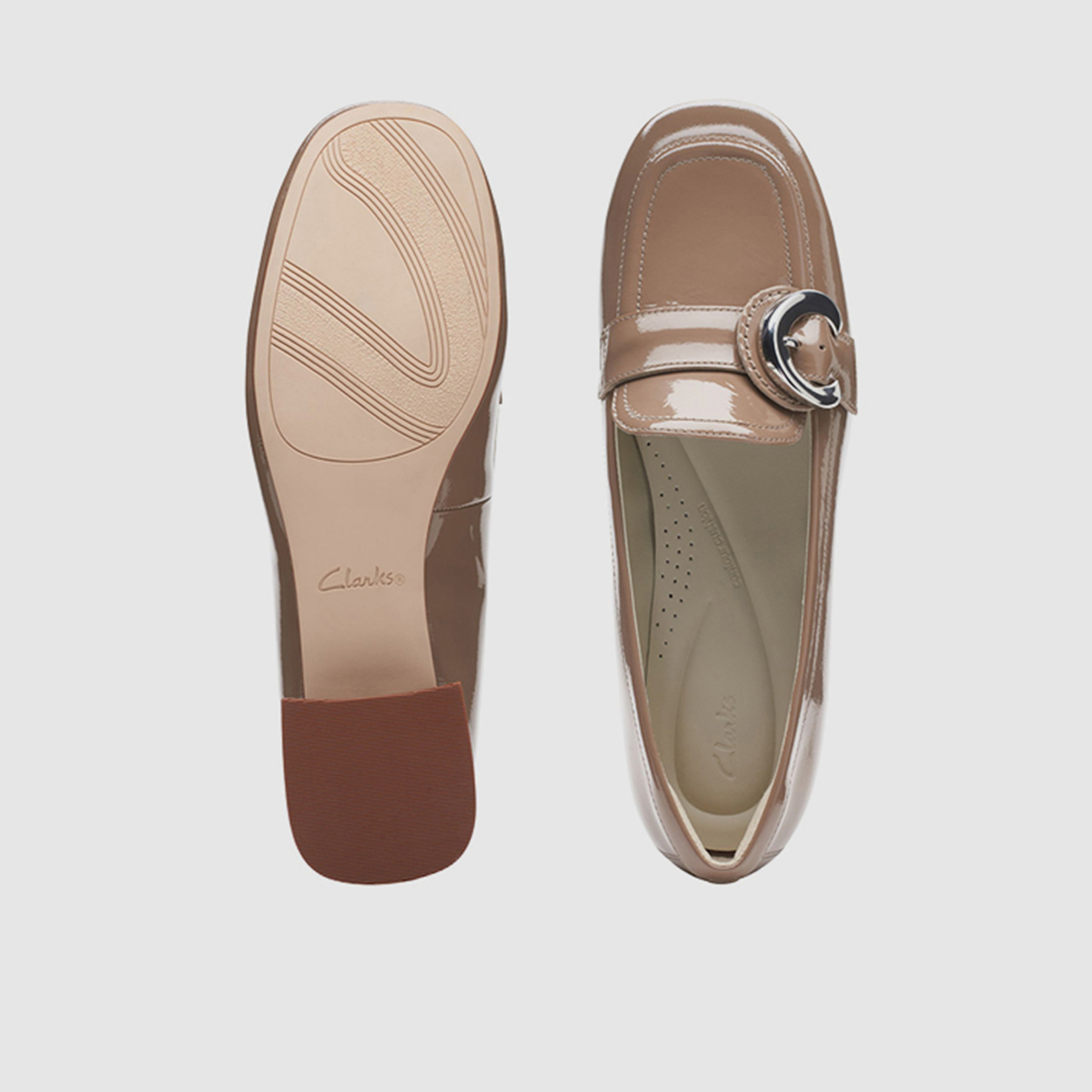 Clarks Women's Slip-On Daiss30 Trim Block Loafers | 26174717-women-shoes-loafersandmoccasins-image-4