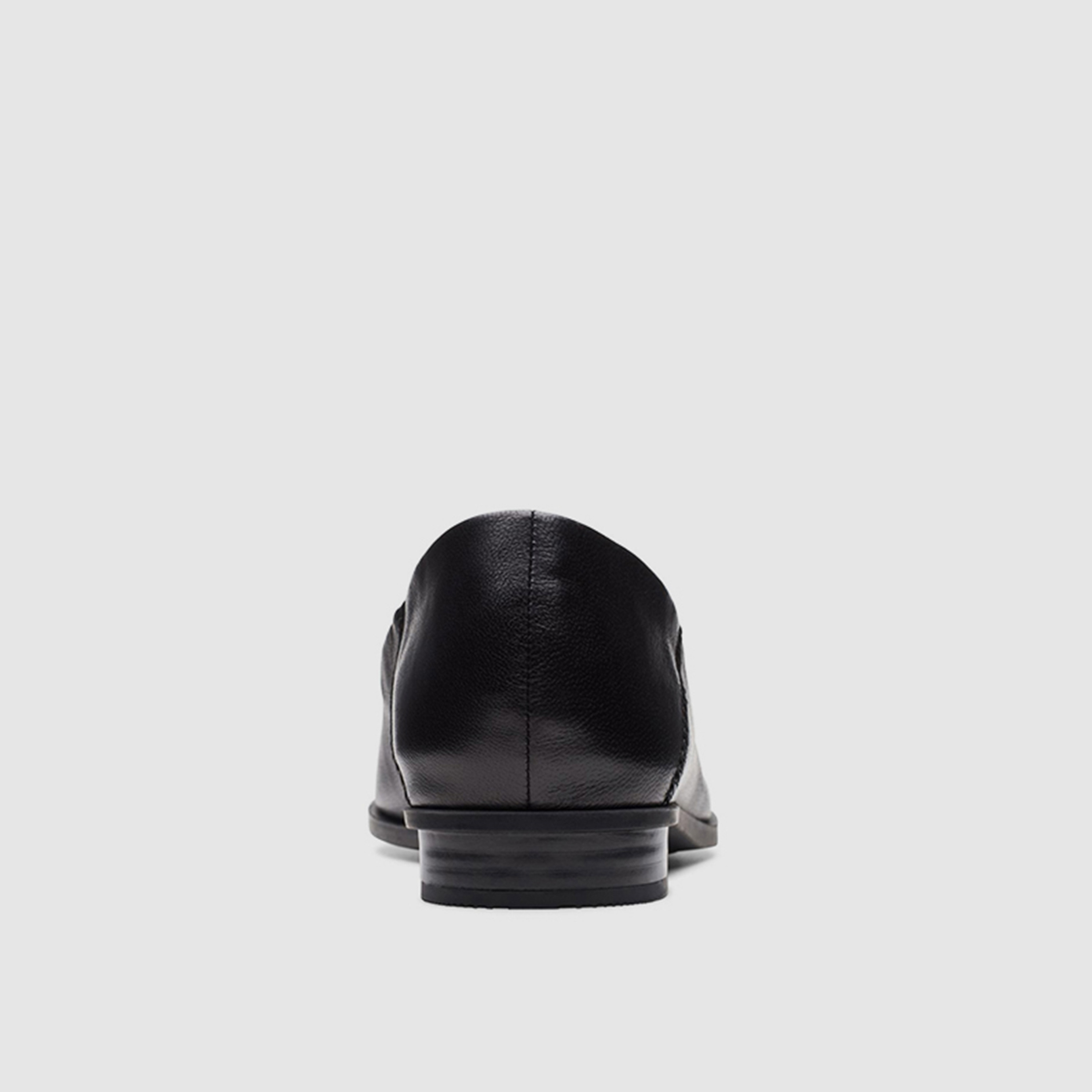 Clarks Women's Leather Slip-On Loafers with Block Heels | Sarafyna Freva 26174827-women-shoes-flats-loafers-image-3