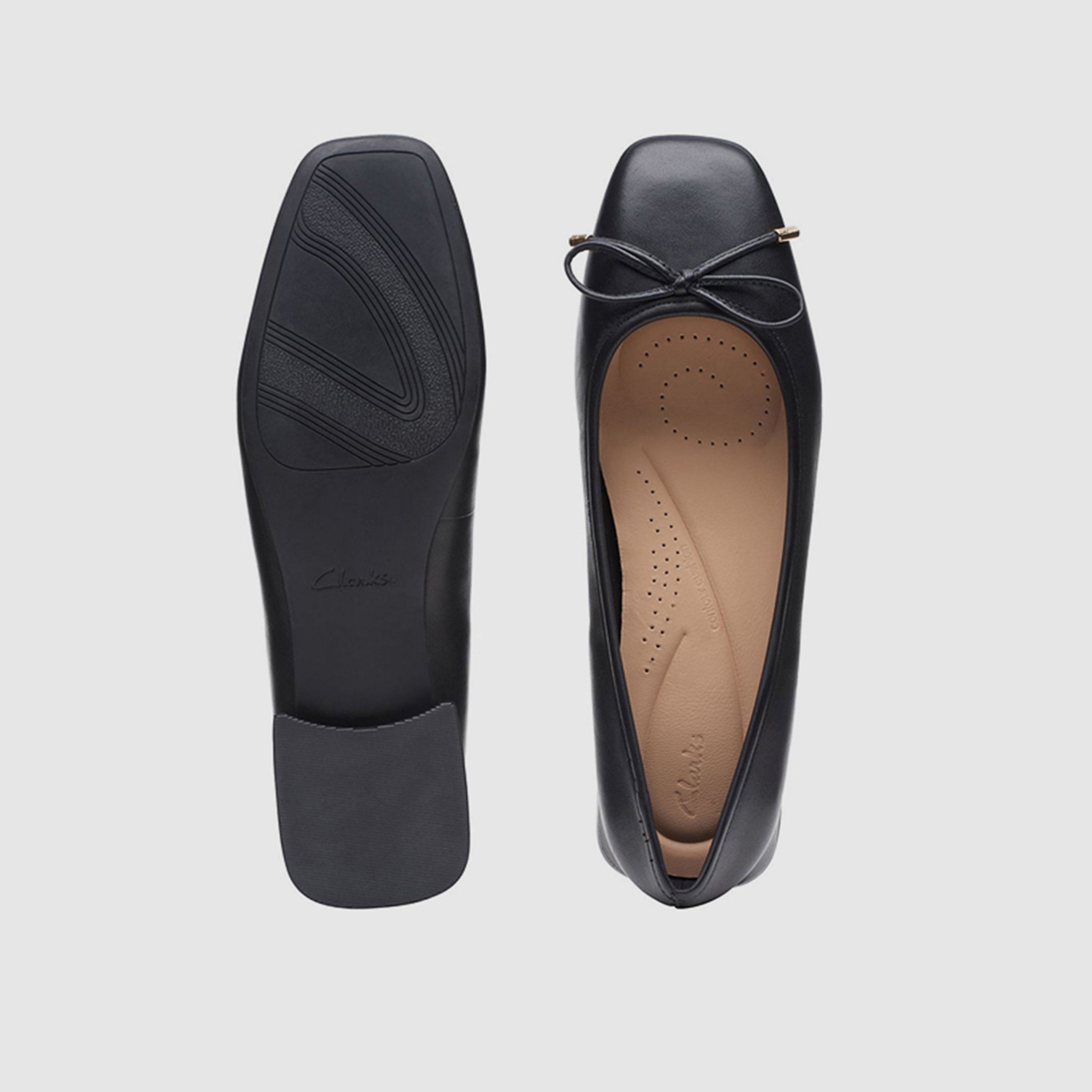 كلاركس -  حذاء بالرينا نسائي بدون رباط  يو بري 15 ستيب مسطح بمقدمة دائرية | 26174856-women-shoes-flats-ballerinas-image-4