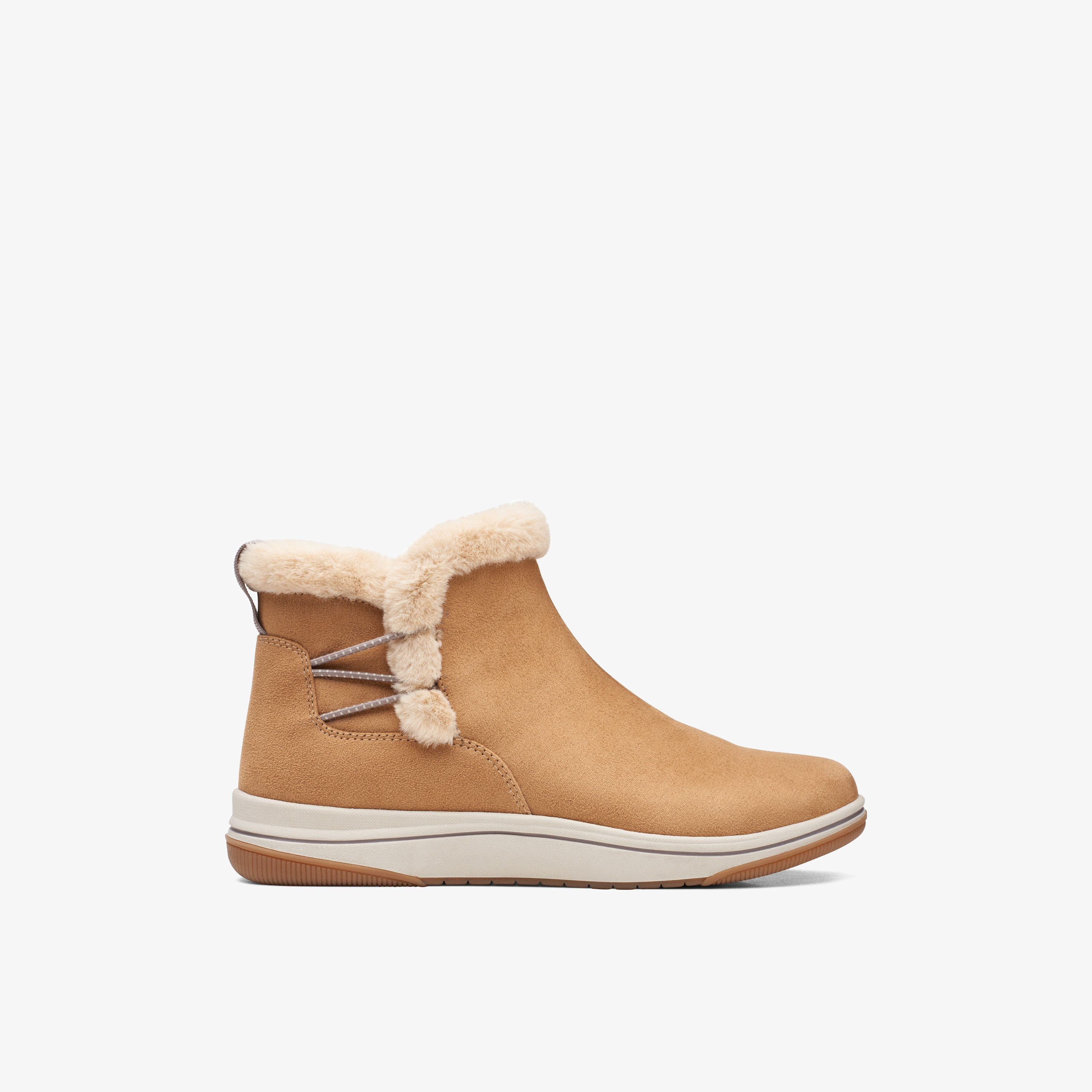 Clarks Women's Synthetic Slip-On Ankle Boots | 26175752-women-shoes-boots-image-3
