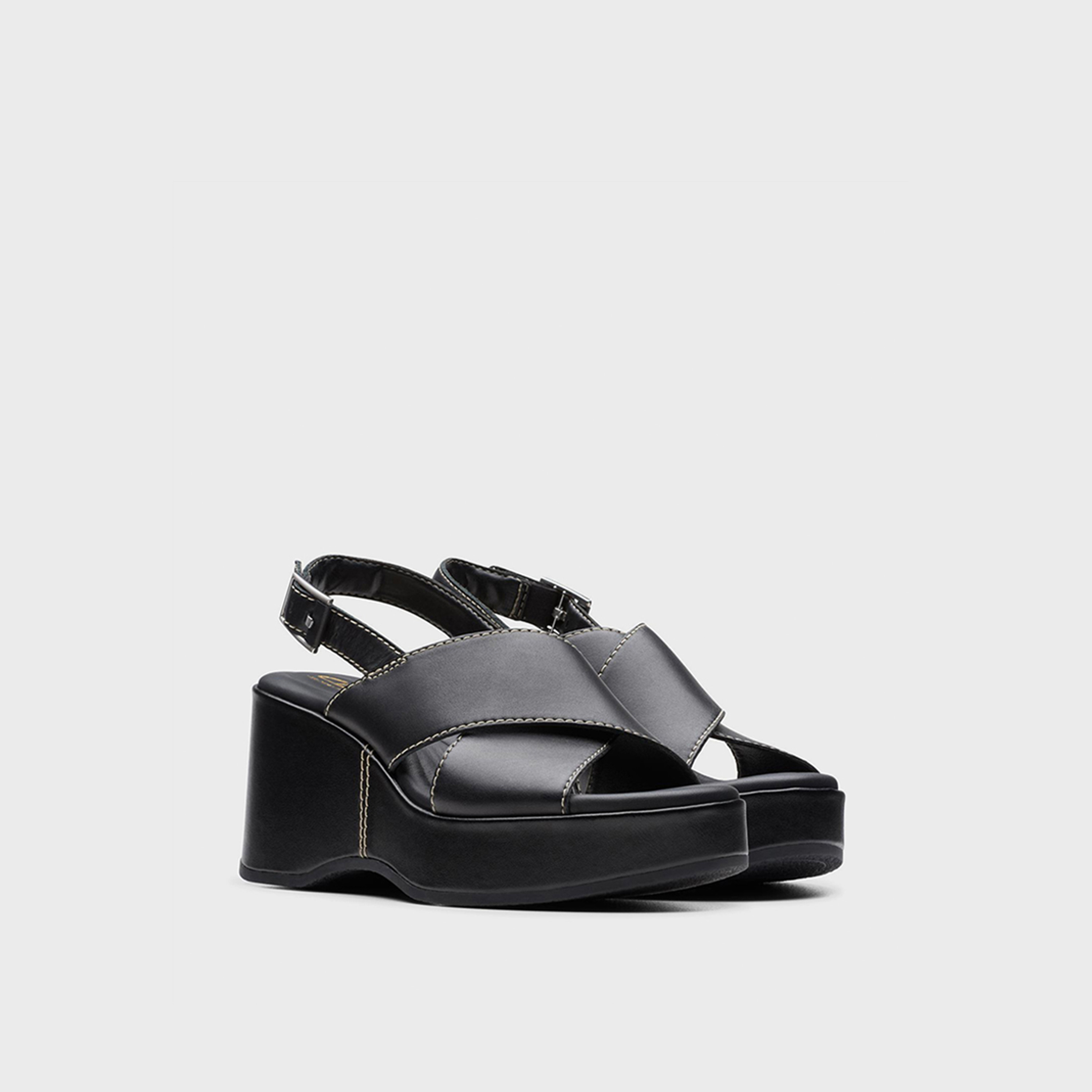 Clarks Women's Manon Wish Buckle Platform Heels Sandals | 26176299-women-shoes-sandals-heeled-image-1