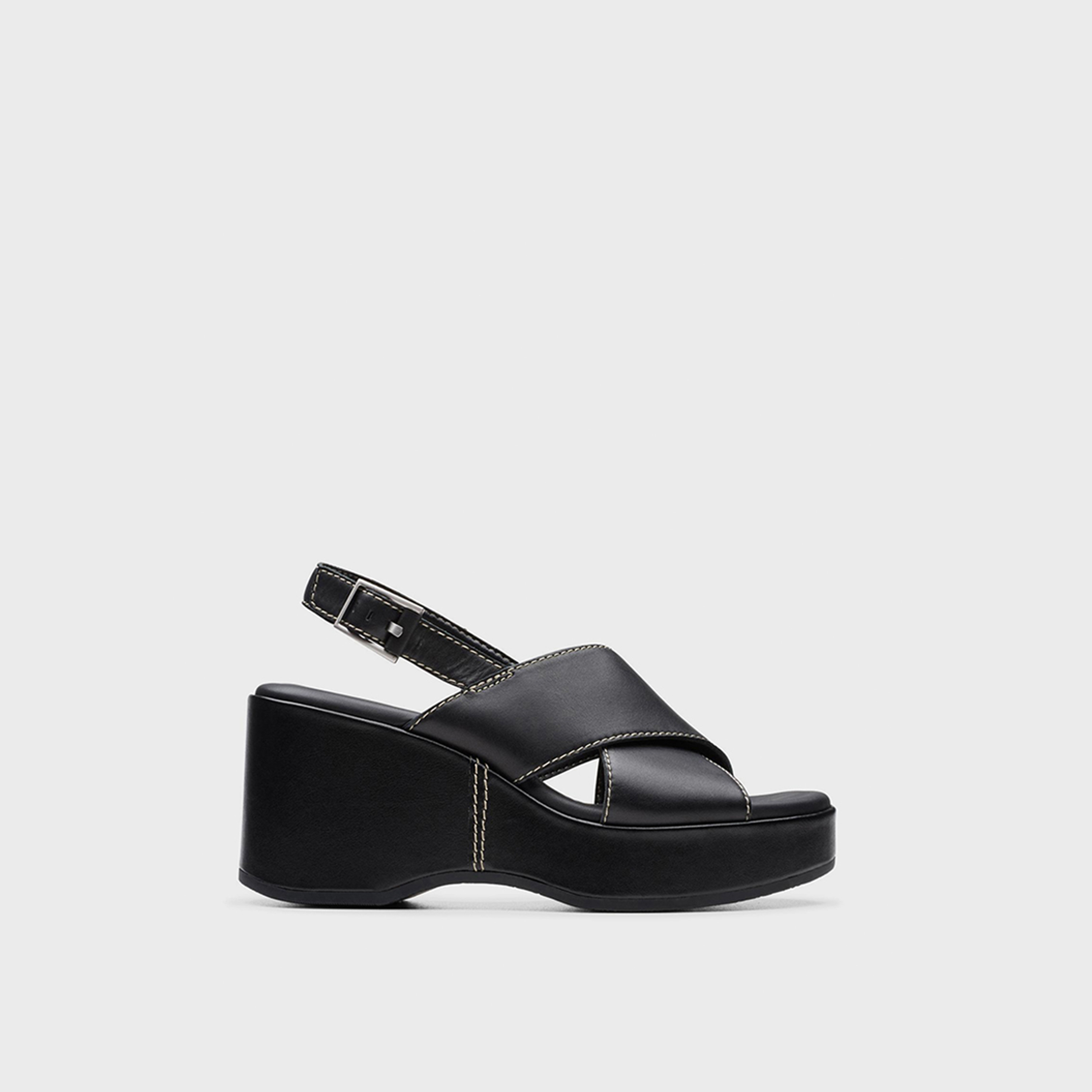 Clarks Women's Manon Wish Buckle Platform Heels Sandals | 26176299-women-shoes-sandals-heeled-image-3