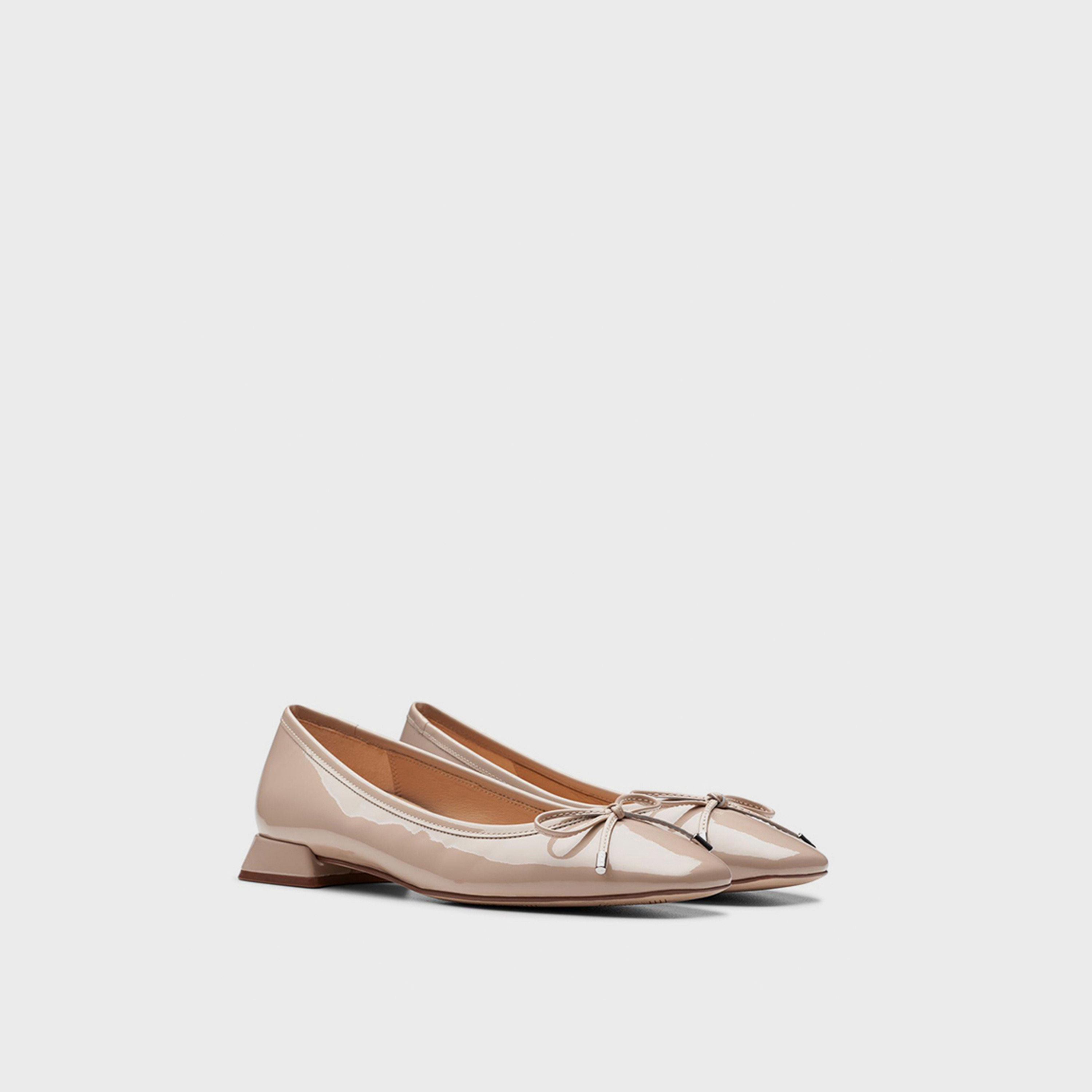 كلاركس -  حذاء بالرينا نسائي بدون رباط  يو بري 15 ستيب مسطح بمقدمة دائرية | 26176362-women-shoes-flats-ballerinas-image-1