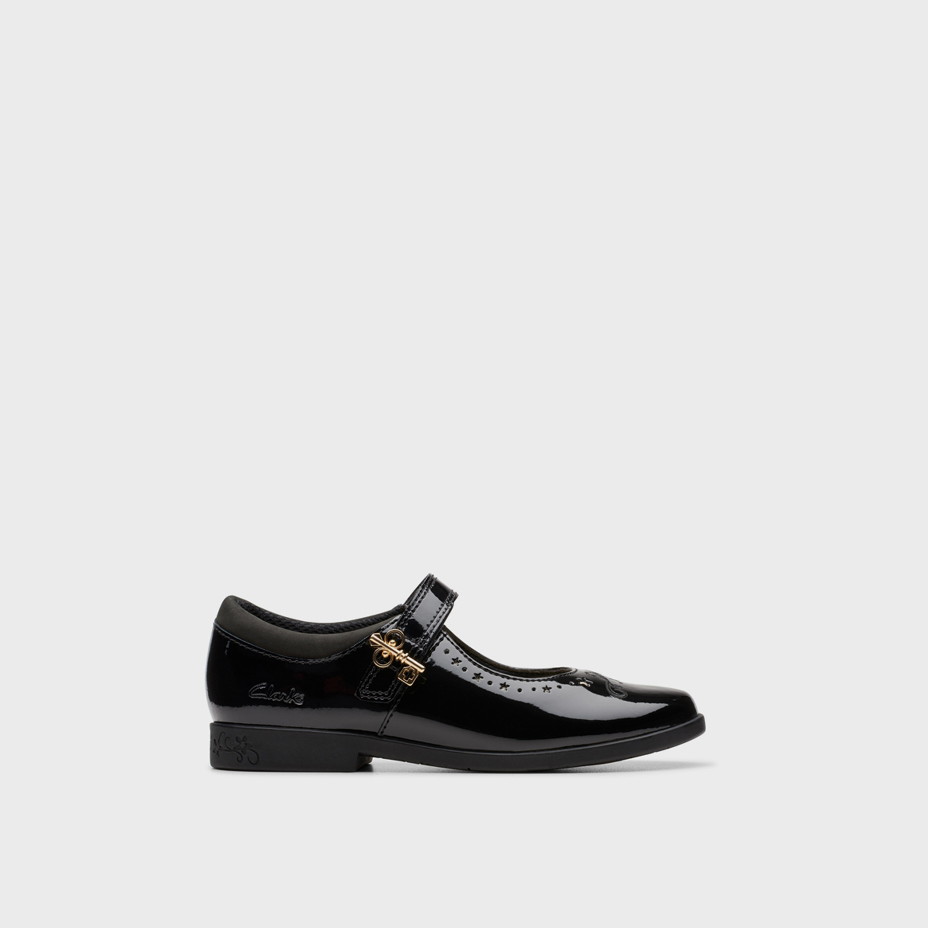 كلاركس - حذاء ماري جين للبنات بشريط لاصق | 26176490-girls-shoes-schoolshoes-image-2