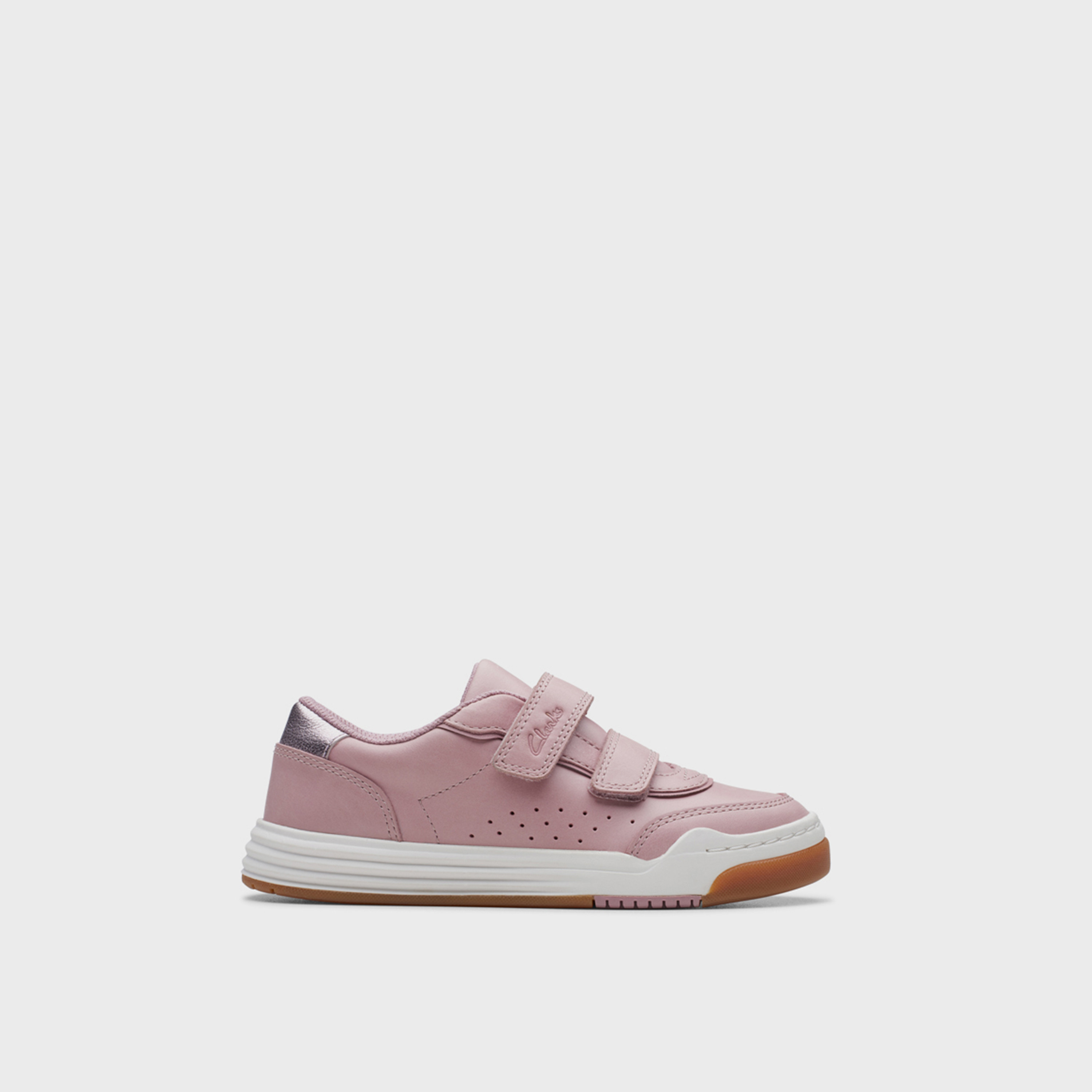 Clarks Girls' Hook & Loop Trainers | Urban Solo 26176661-girls-shoes-sneakers-image-2