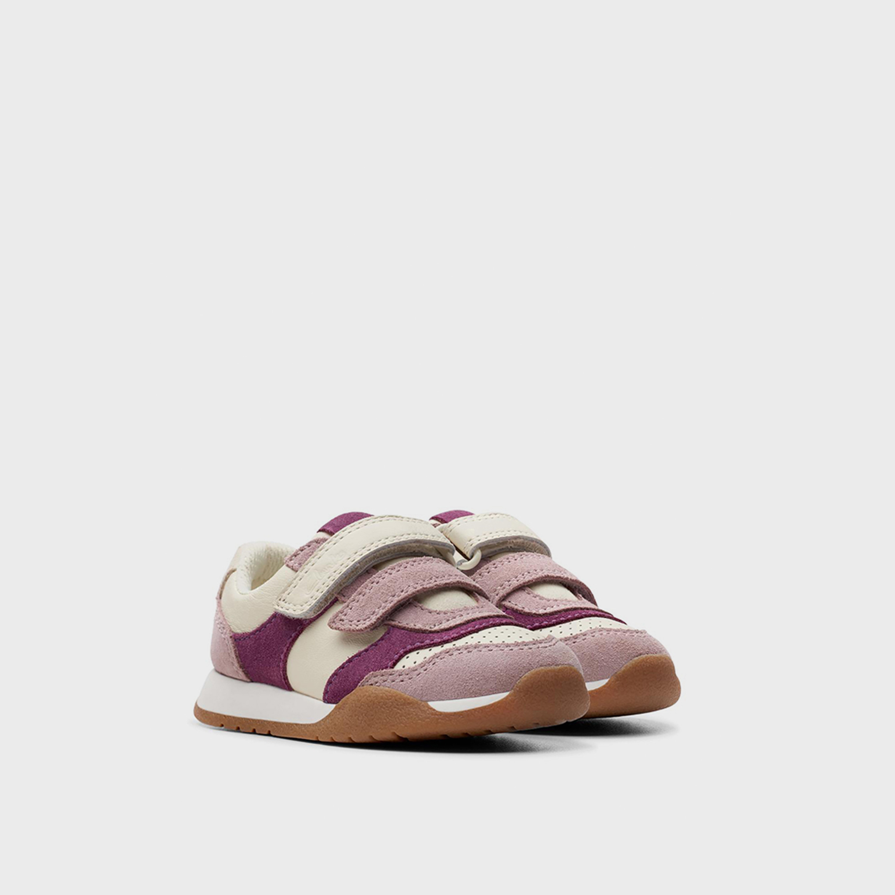 Clarks Girl's Hook & Loop Race Hero T Sneakers | 26176676-girls-shoes-sneakers-image-1