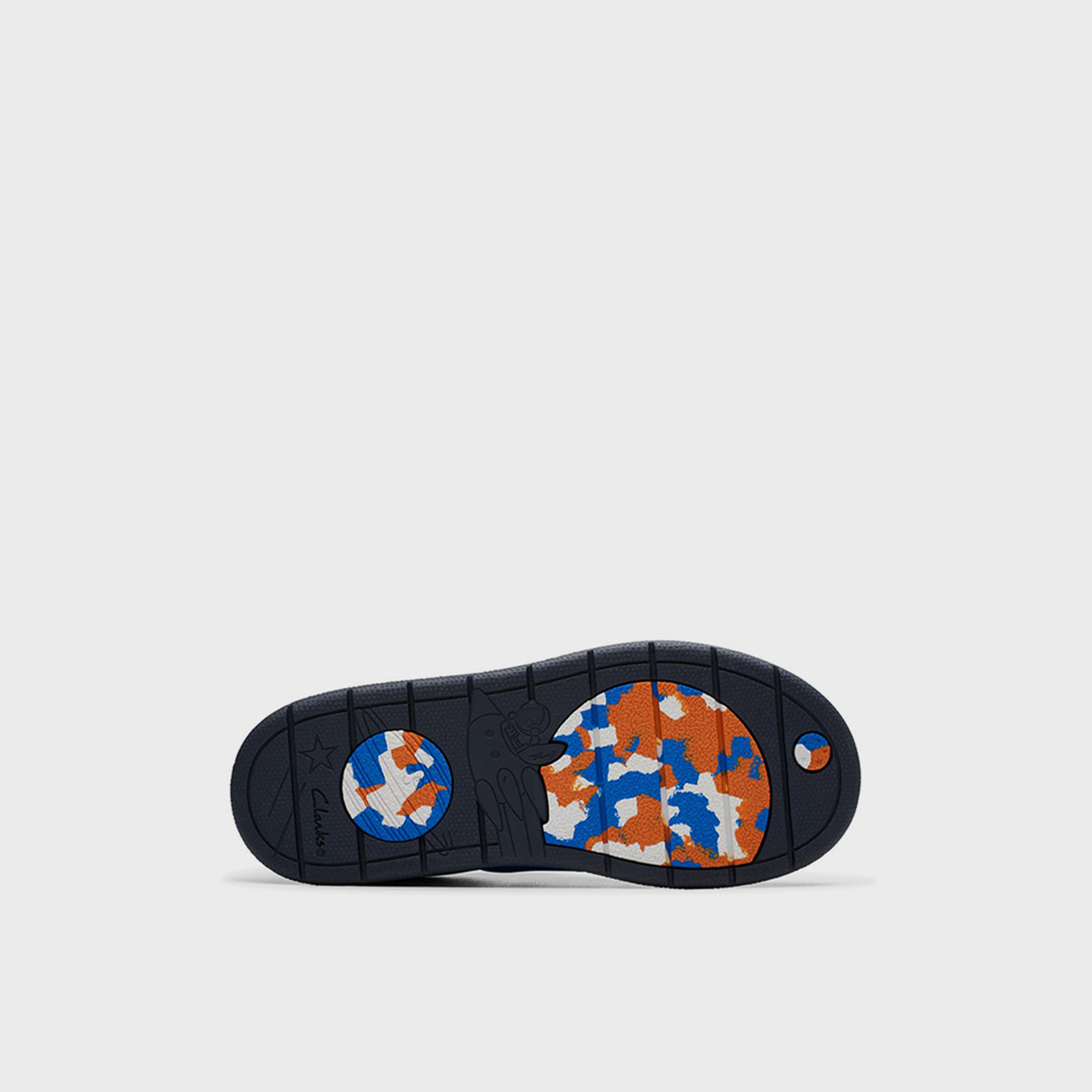 Clarks Boys' Hook & Loop Lune Flex K Sneakers | 26176708-boys-shoes-sneakers-image-5
