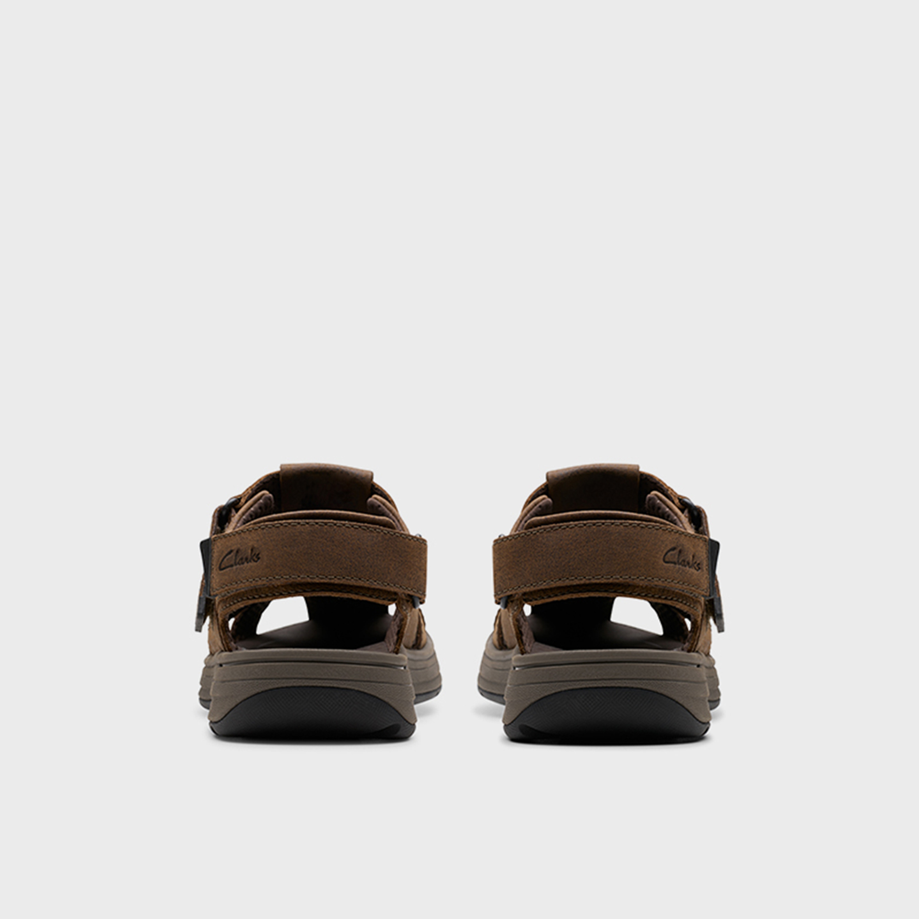 Clarks Mens Hook & Loop Saltway Cove Cross Strap Sandals | 26176900-men-shoes-sandals-image-5