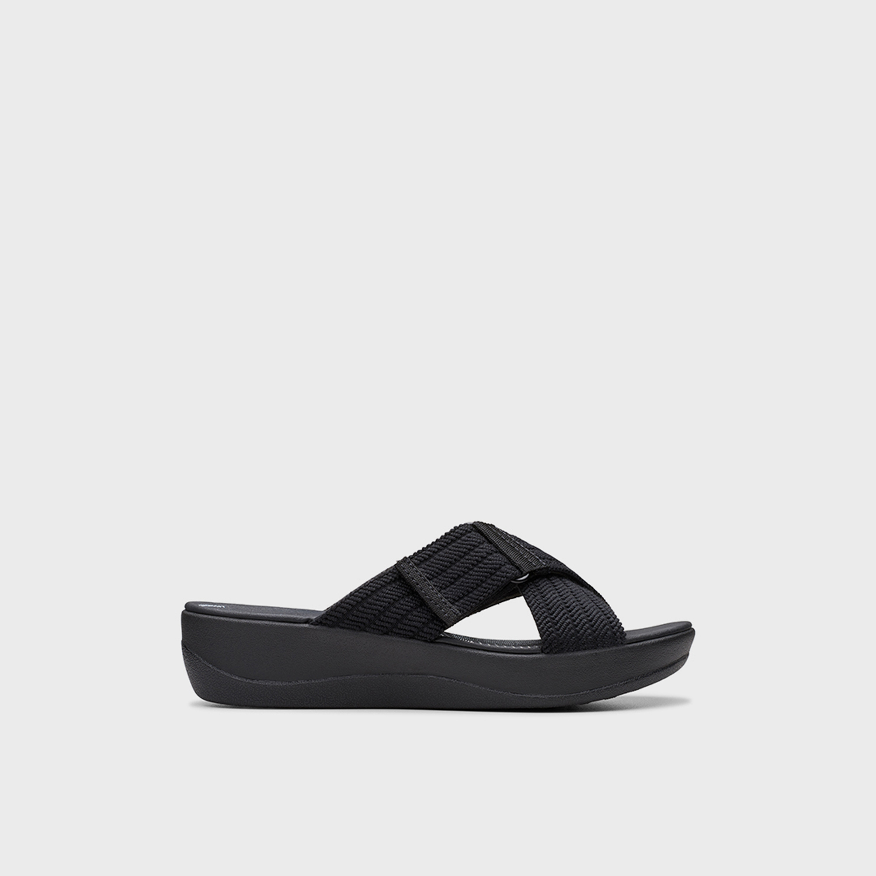 Clarks Womens Slip-On Arla Wave Wedge Slide Sandals | 26176960-women-shoes-sandals-flats-image-2