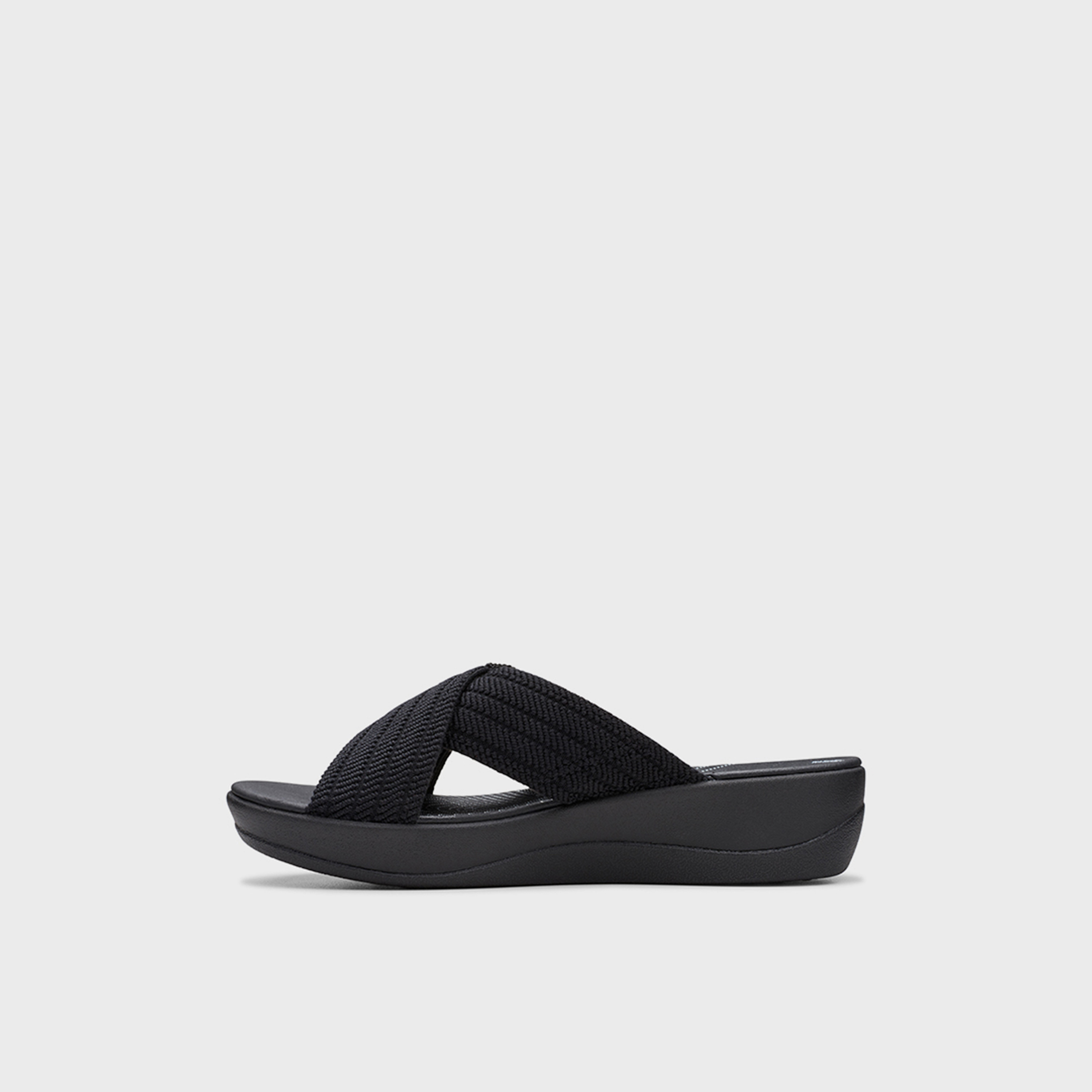 Clarks Womens Slip-On Arla Wave Wedge Slide Sandals | 26176960-women-shoes-sandals-flats-image-3