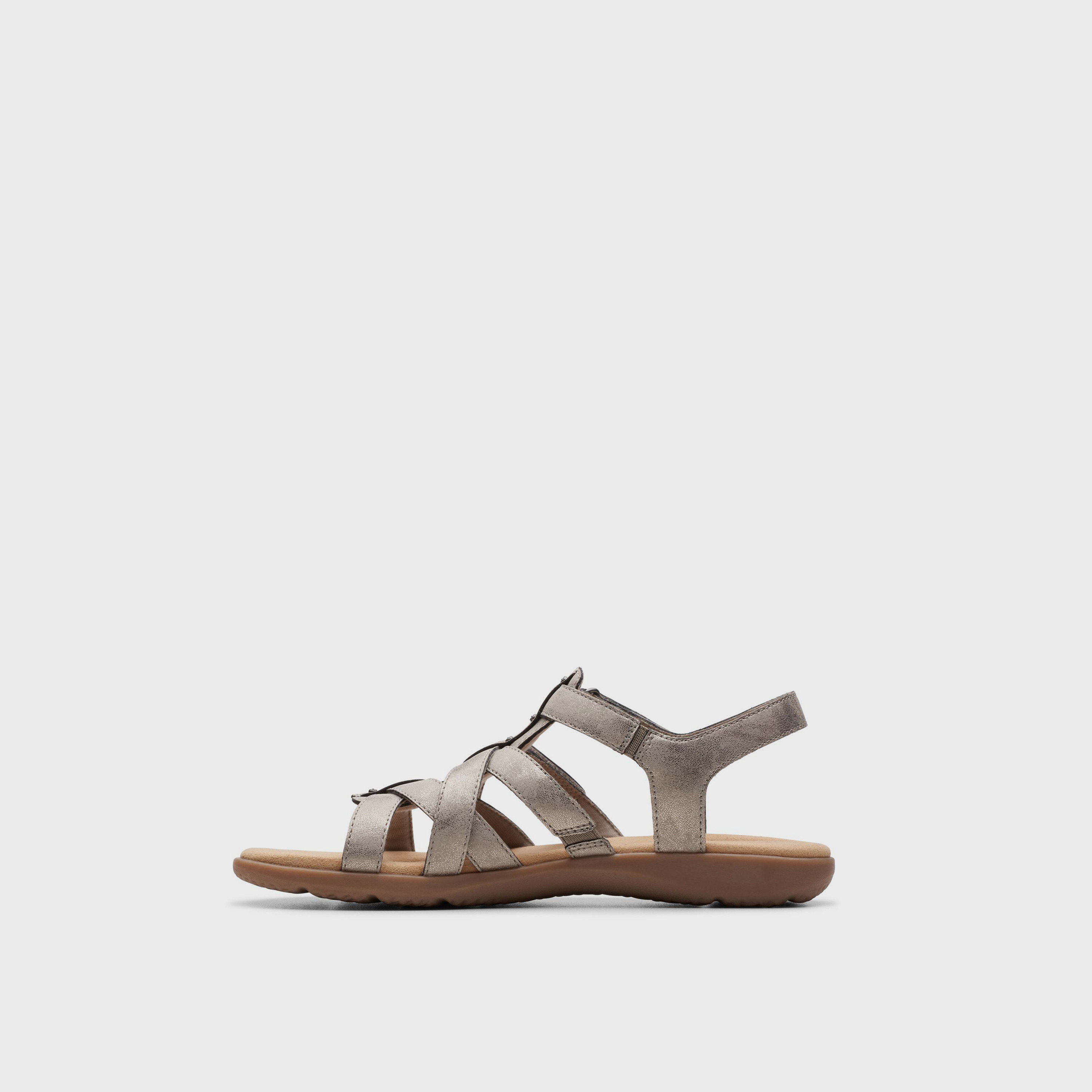 Clarks Womens Hook & Loop Elizabelle Sky Flat Gladiator Sandals | 26177125-women-shoes-sandals-flats-image-3