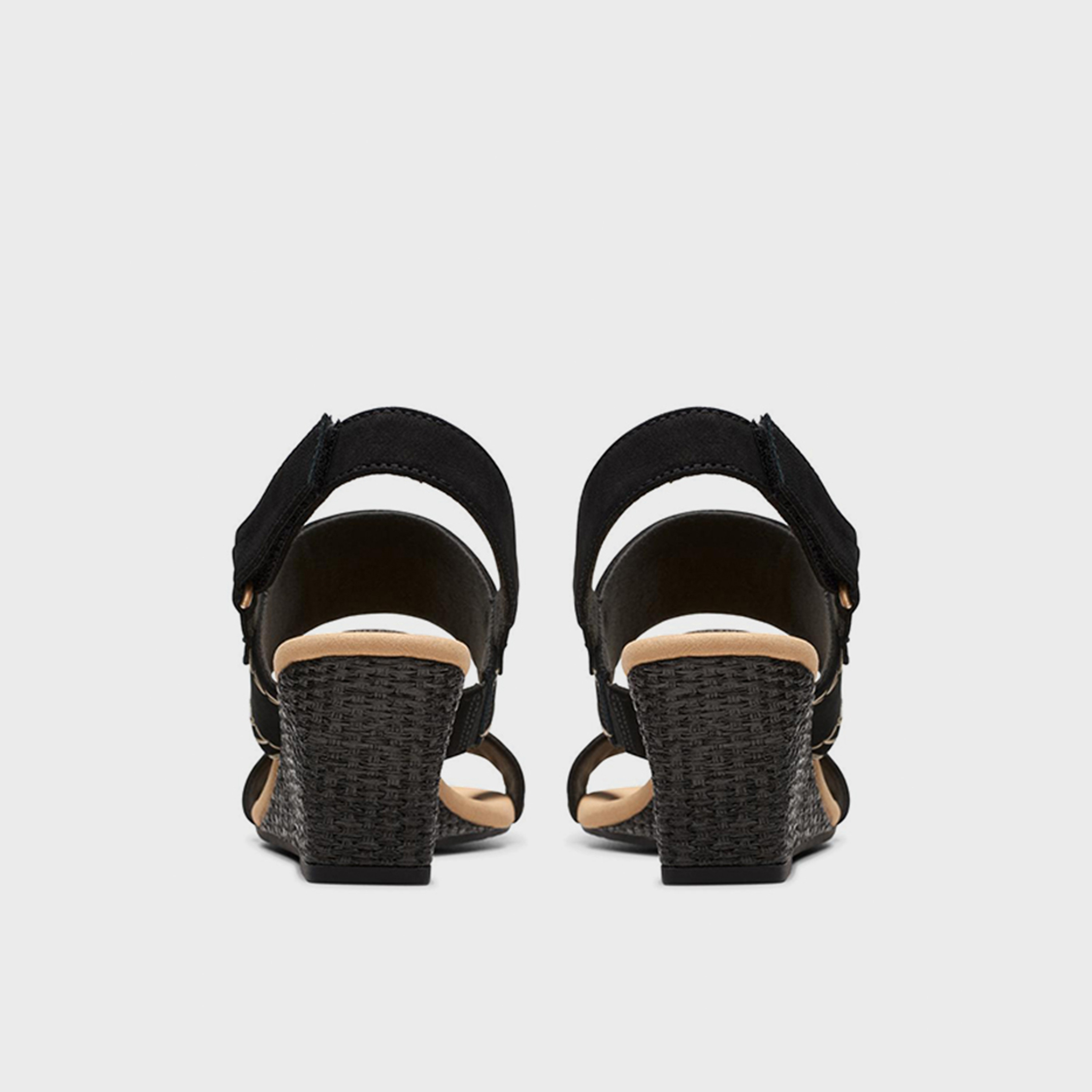 كلاركس - صندل كيارا روز للنساء كعب إسفيني بإبزيم لاصق | 26177315-women-shoes-sandals-heeled-image-4