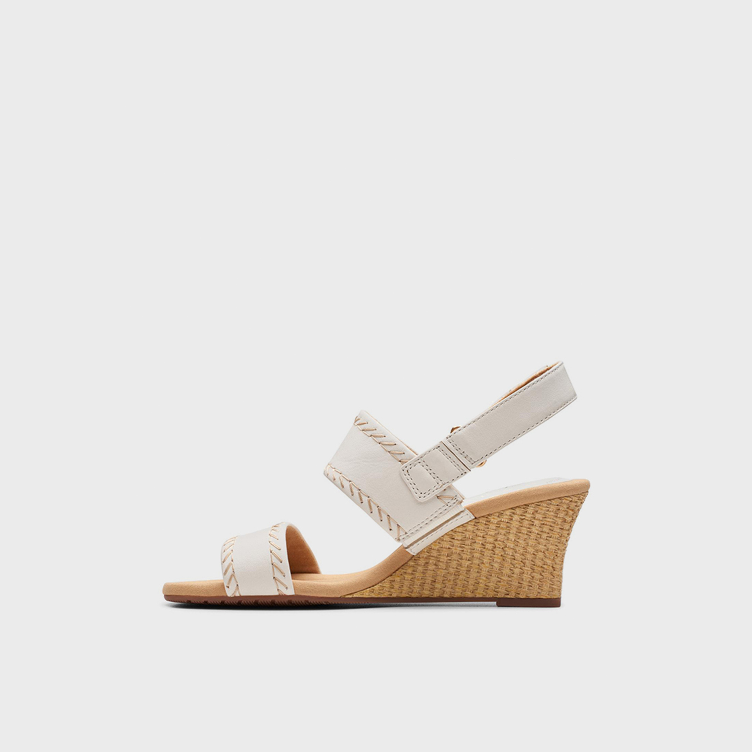 Clarks Women's Hook & Loop Kyarra Rose Wedge Strap Sandals | 26177318-women-shoes-sandals-heeled-image-2