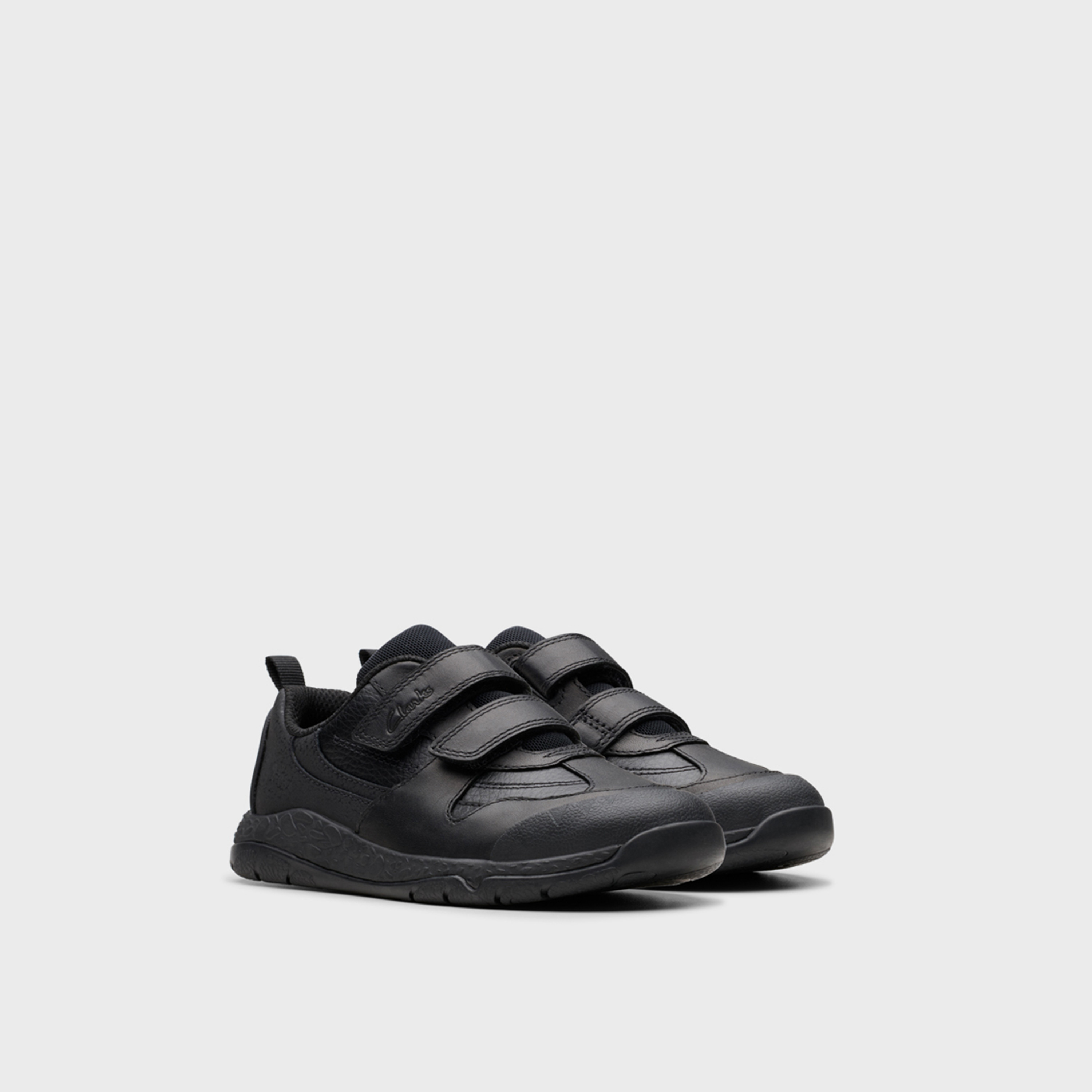 Clarks Boys' Hook & Loop Sneakers | Steggy2 Pace 26178289-boys-shoes-schoolshoes-image-1