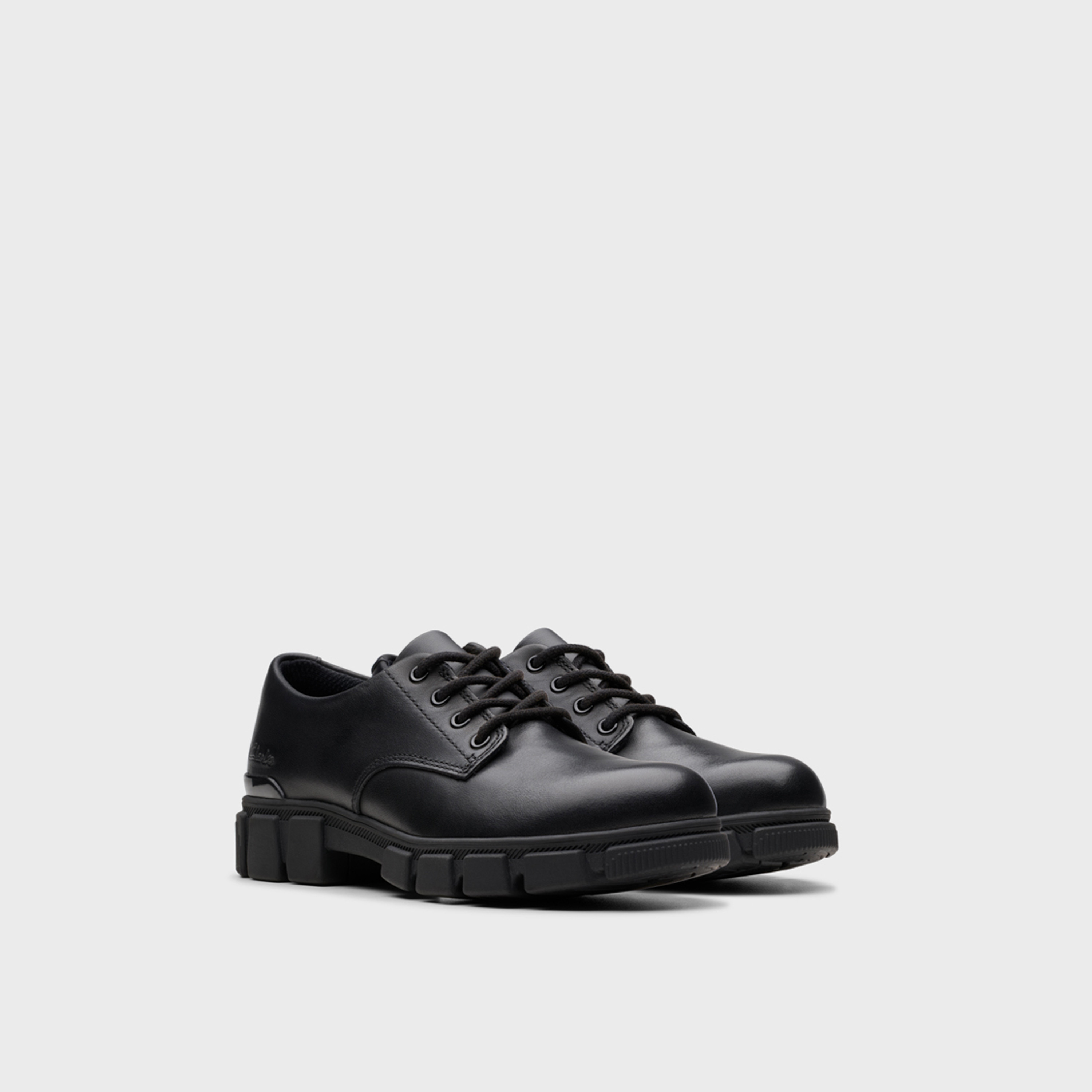 Clarks Boys Evyn Lace Lace-Up Low Ankle Sneakers | 26178290-boys-shoes-schoolshoes-image-1
