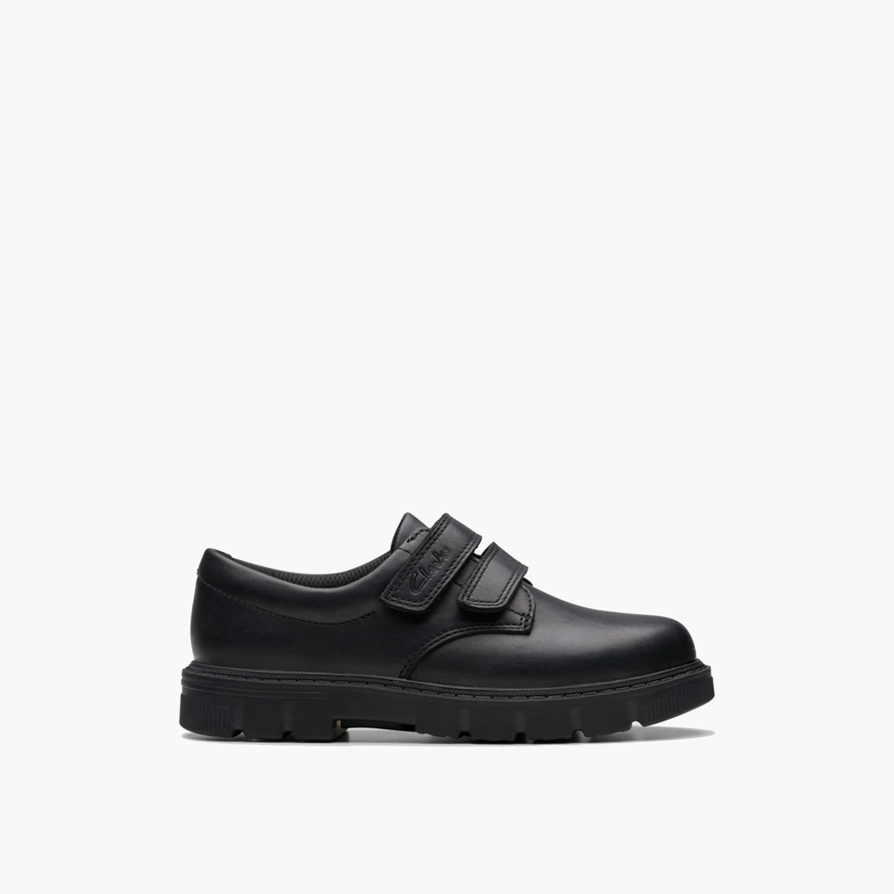 Clarks Kid's Leather Hook & Loop Sneakers | Lorcam Loop 26178300-girls-shoes-sneakers-image-2