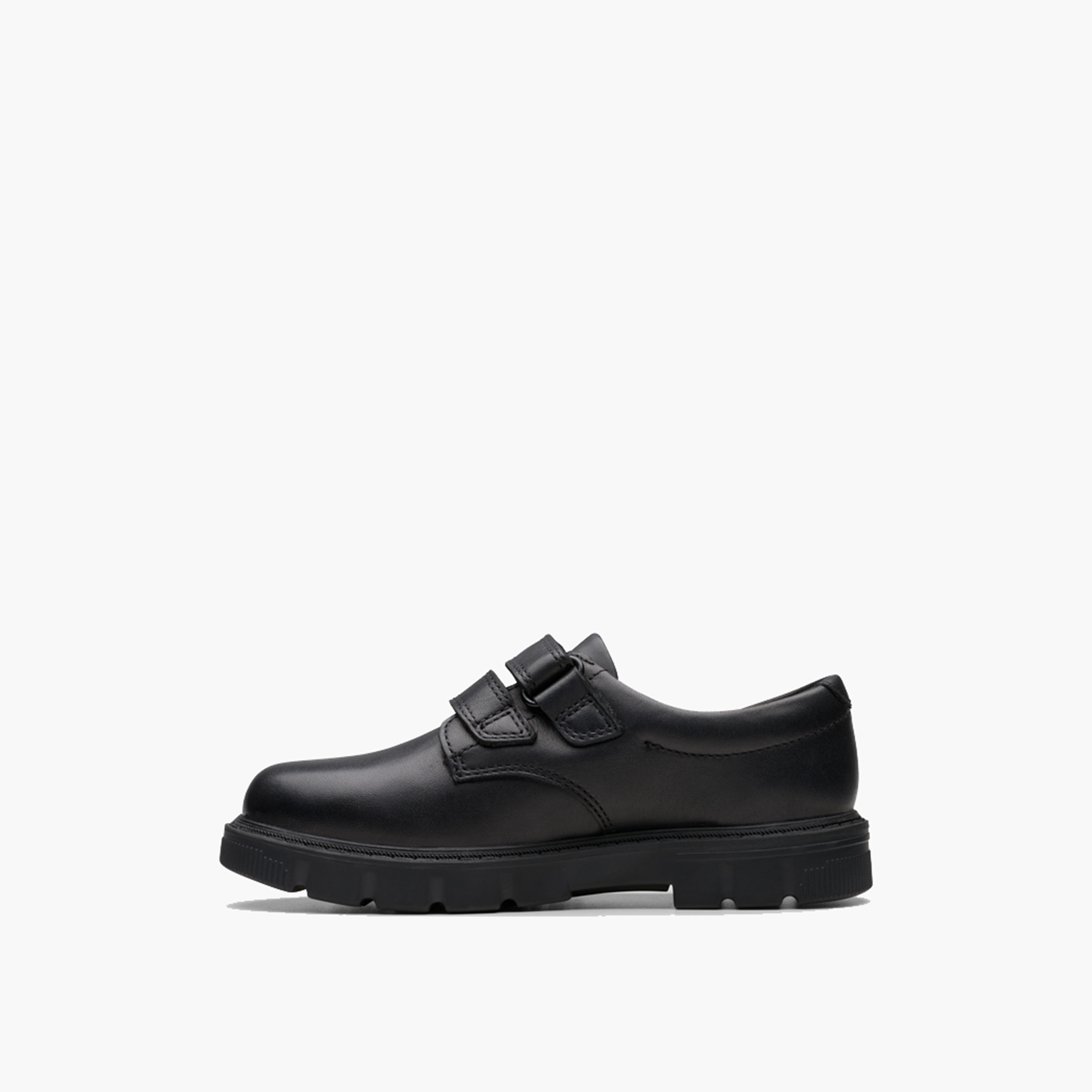 Clarks Kid's Leather Hook & Loop Sneakers | Lorcam Loop 26178300-girls-shoes-sneakers-image-3