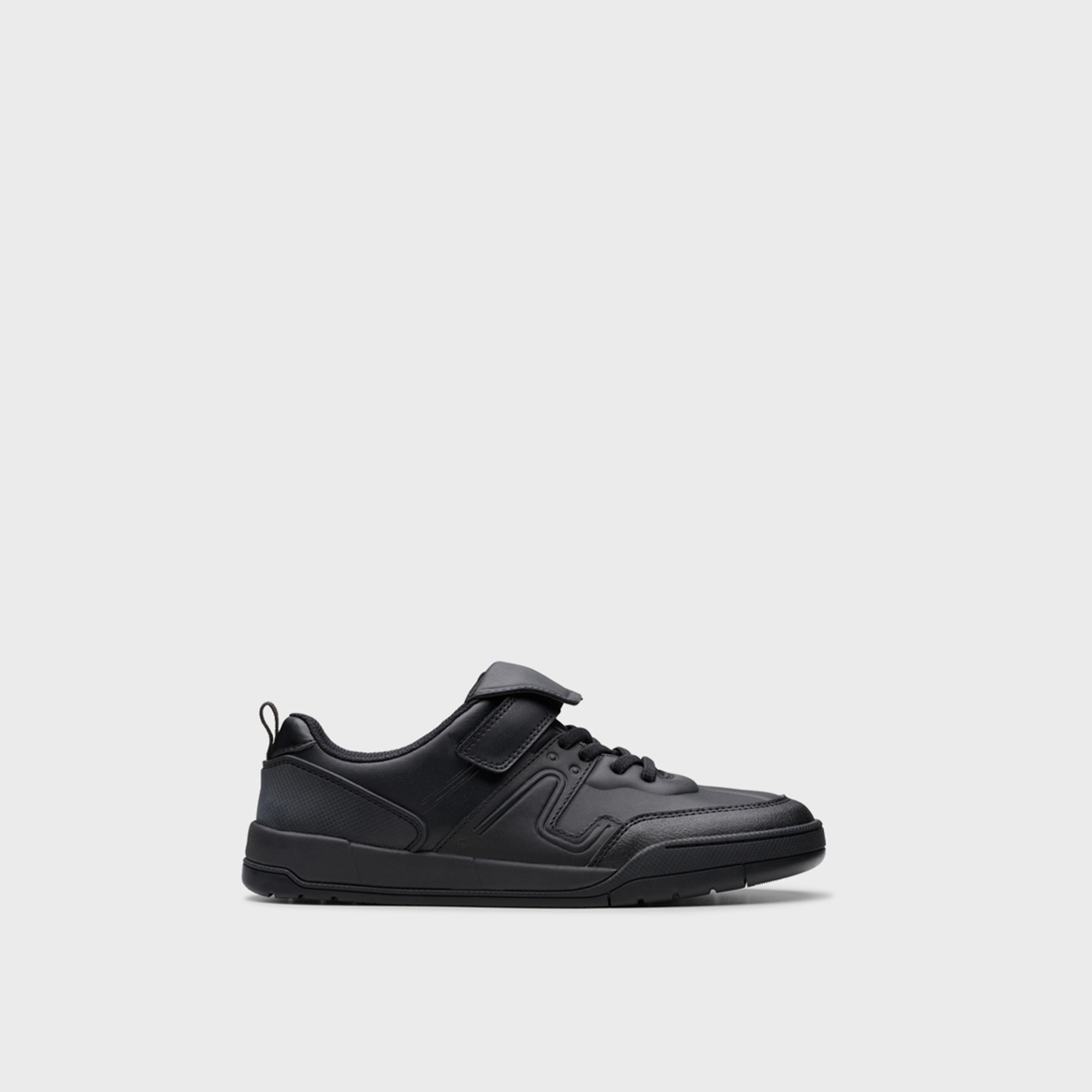 Clarks Boys' Hook & Loop Sneakers | Laser Track 26178311-boys-shoes-schoolshoes-image-2