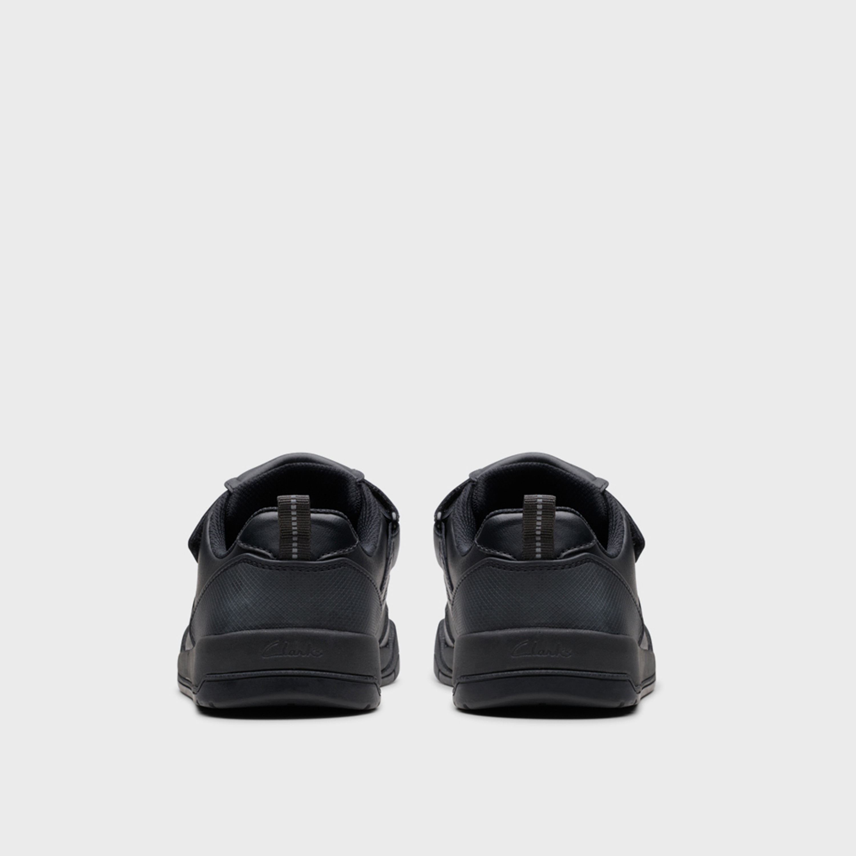 Clarks Boys' Hook & Loop Sneakers | Laser Track 26178311-boys-shoes-schoolshoes-image-4