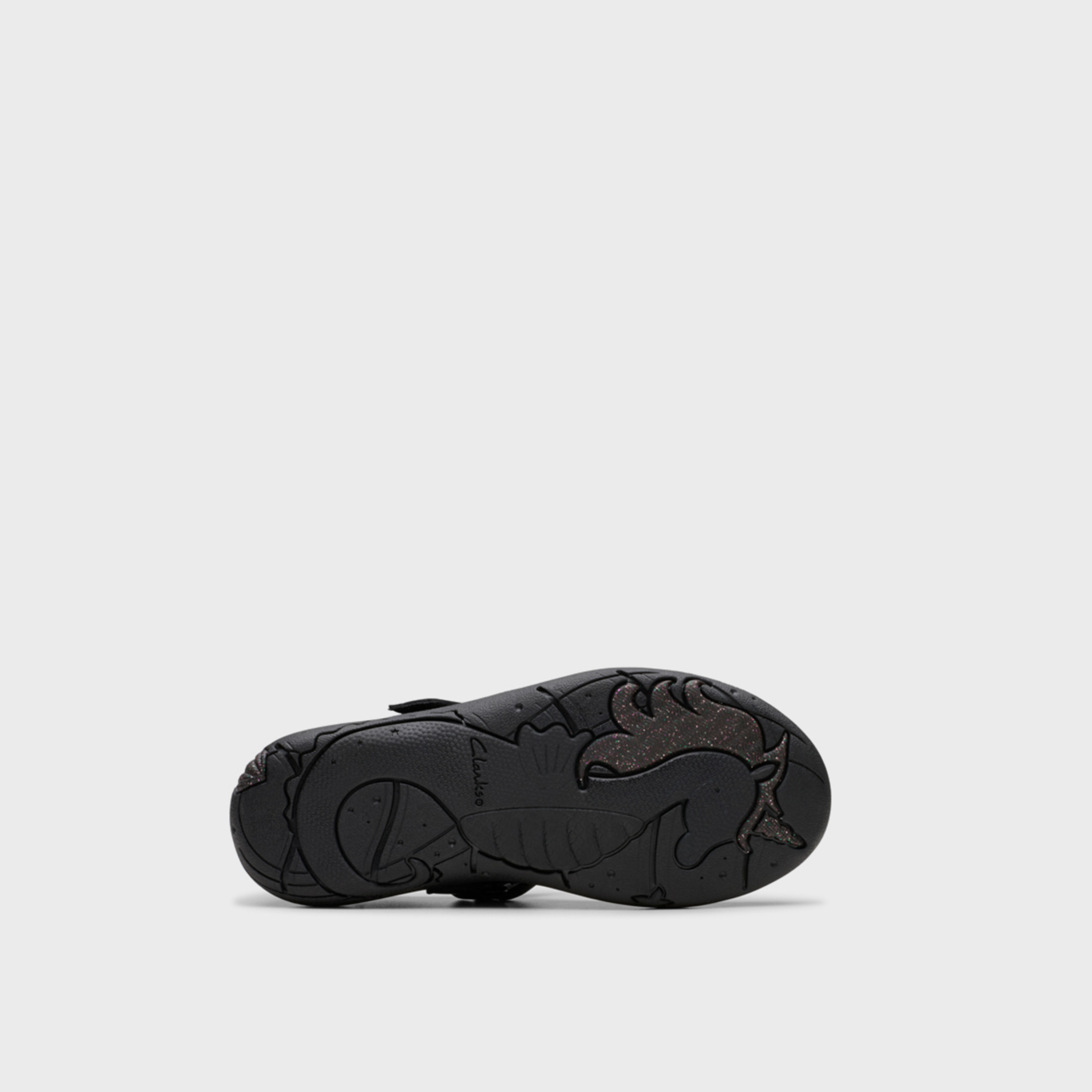 Clarks Girls' Hook & Loop Mary Jane Shoes | Relda Spark 26178314-girls-shoes-schoolshoes-image-5