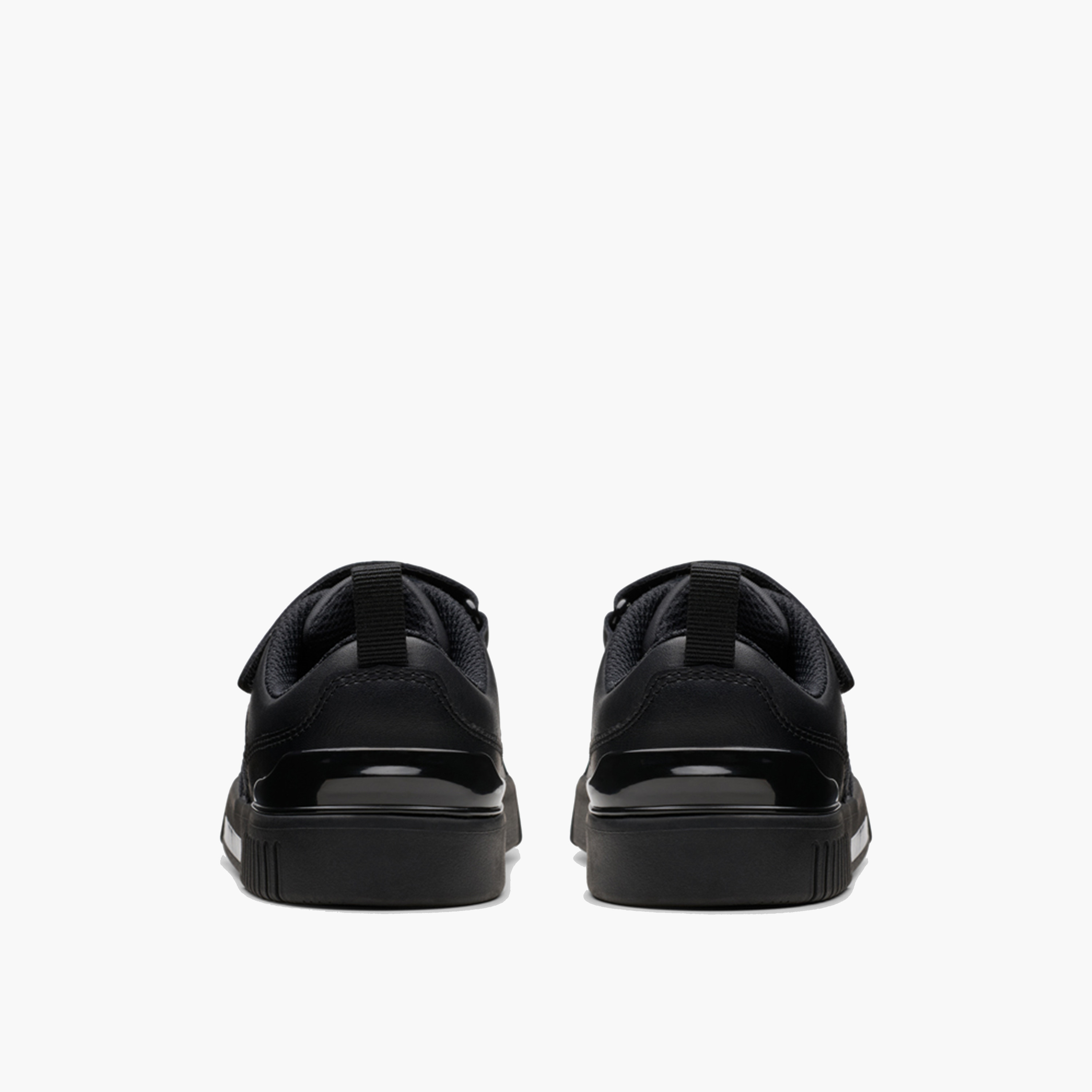 Clarks Kid's Leather Hook & Loop Sneakers | Oslo Sky 26178321-girls-shoes-sneakers-image-4
