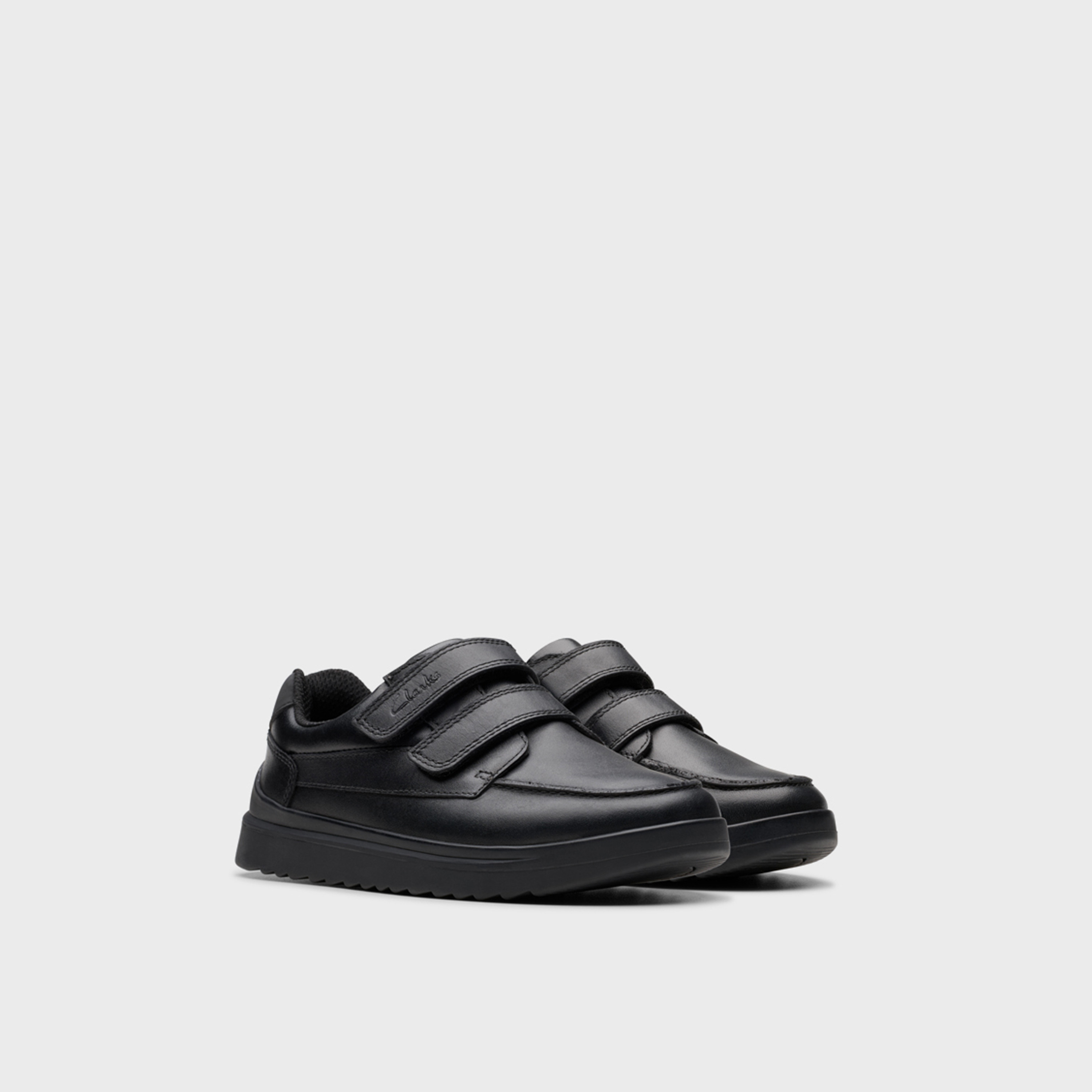 Clarks Boys Keelan Flare Hook & Loop Low Ankle Sneakers | 26178400-boys-shoes-schoolshoes-image-1