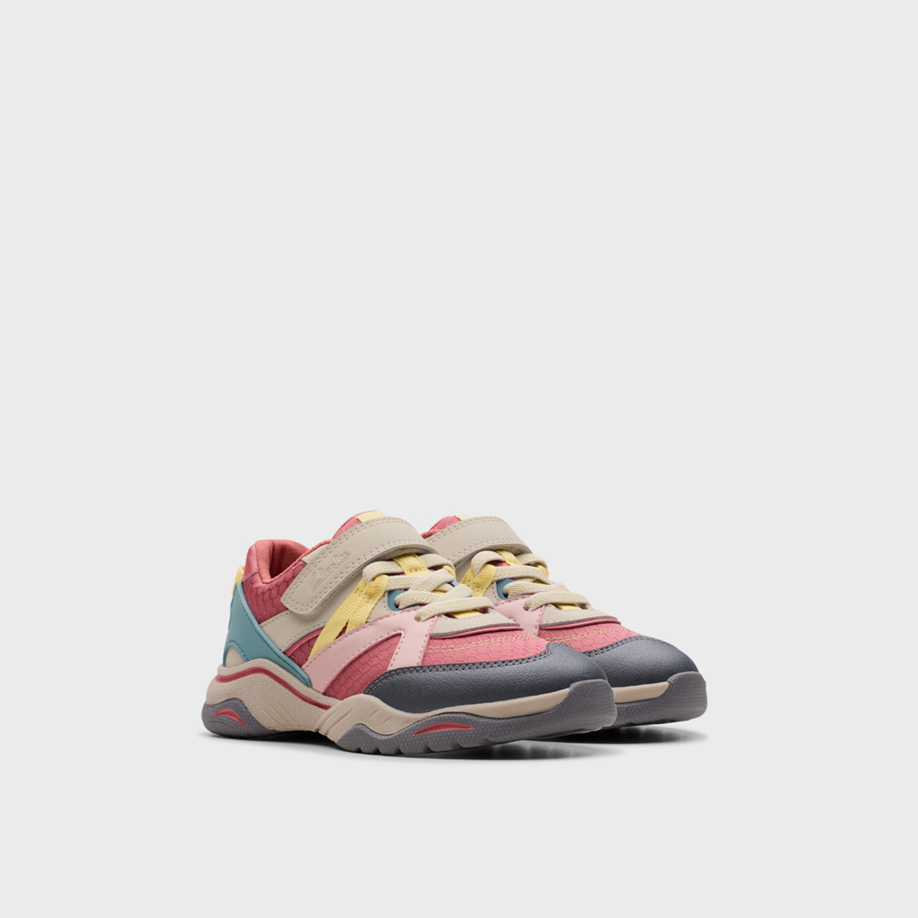 Clarks Girls FeatherPace Lace-Up Sneakers | 26178403-girls-shoes-sneakers-image-1