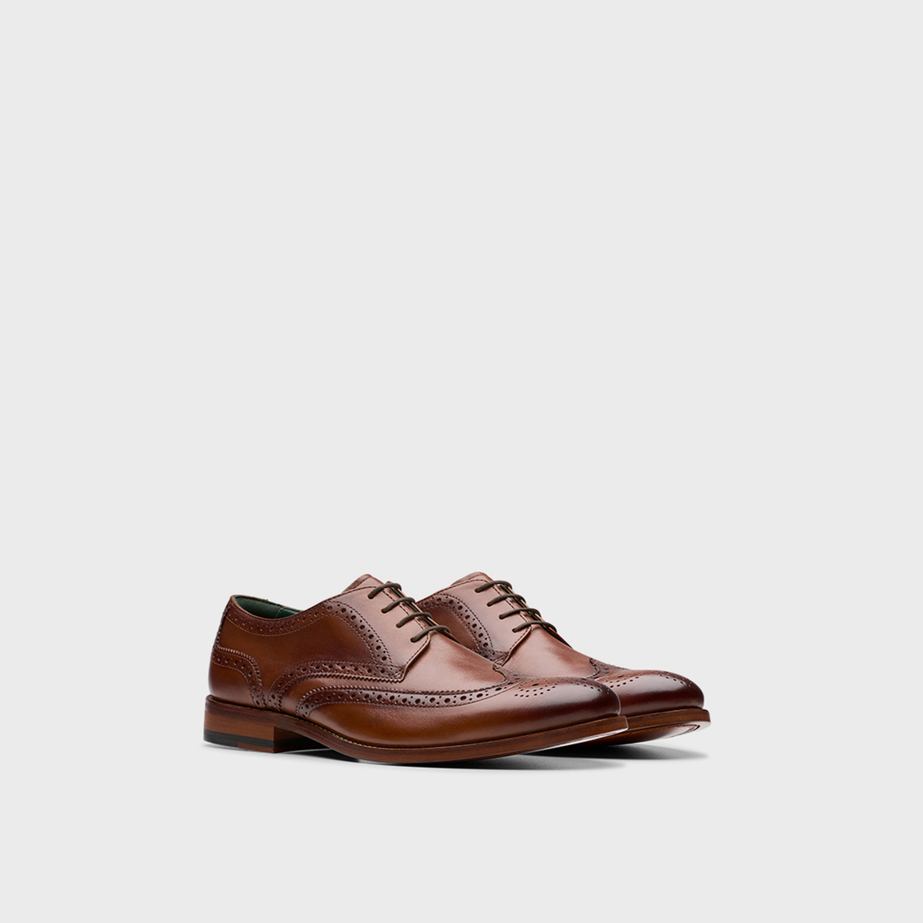 Clarks Men's CraftJames Tip Lace-Up Brogue Shoes | 26178563-men-shoes-formalshoes-image-1