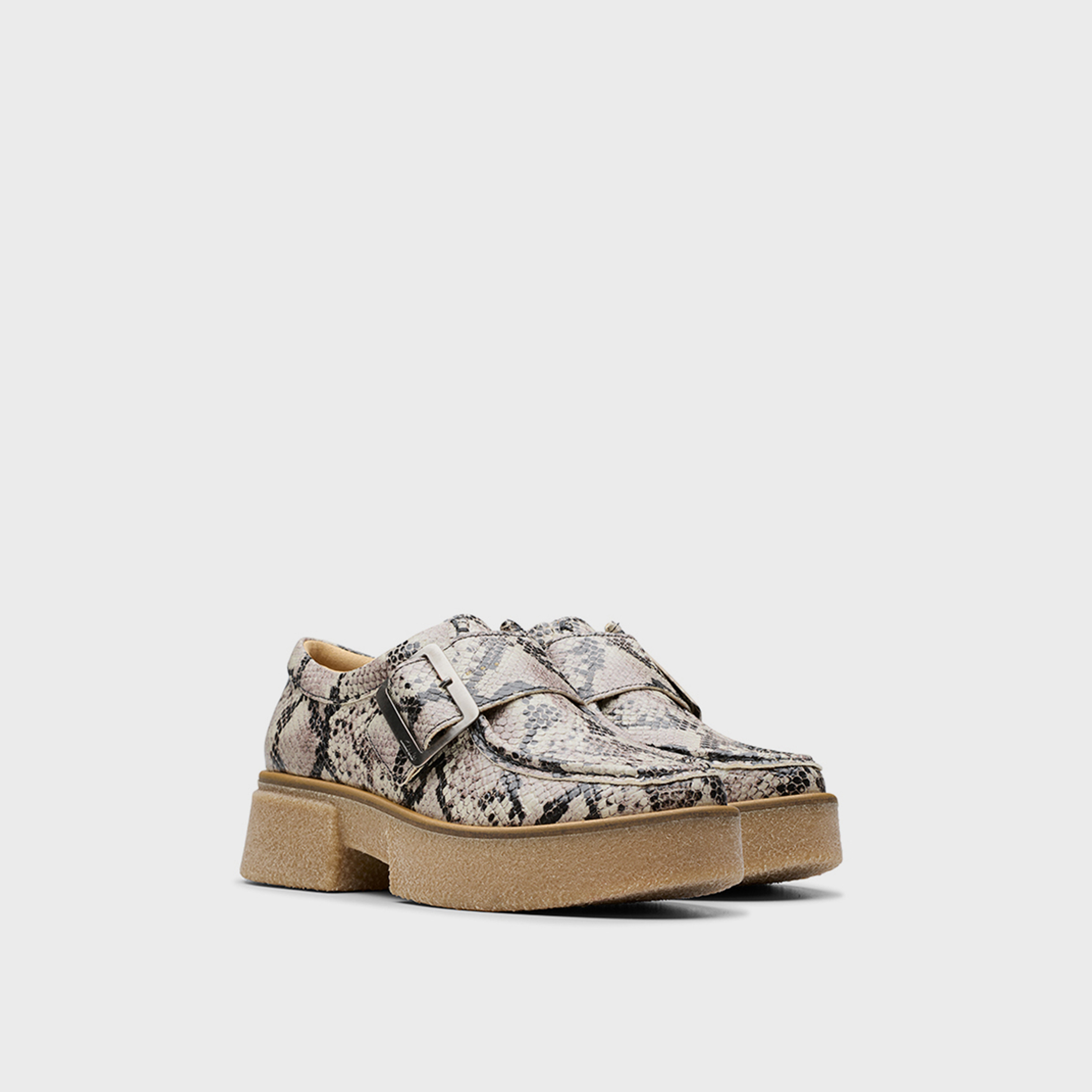 Clarks Women's Linoso Monk Slip-On Chunky Sole Loafers | 26178680-women-shoes-loafersandmoccasins-image-1