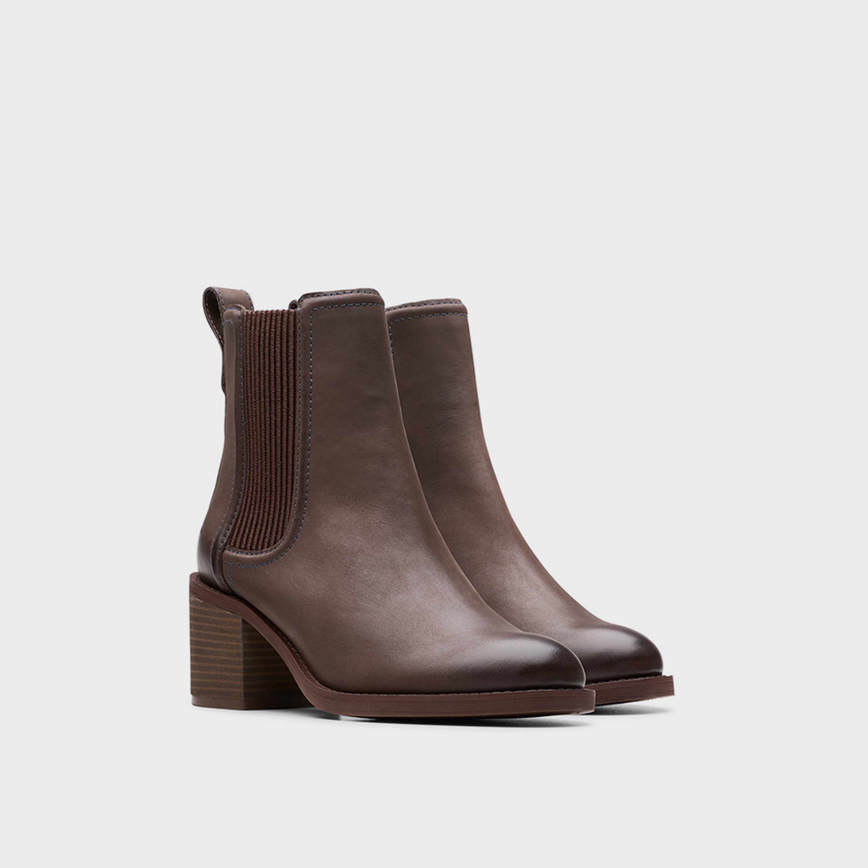 Clarks Women's Chamberly Top Elastic Block Heels Ankle Boots | 26178829-women-shoes-boots-image-1