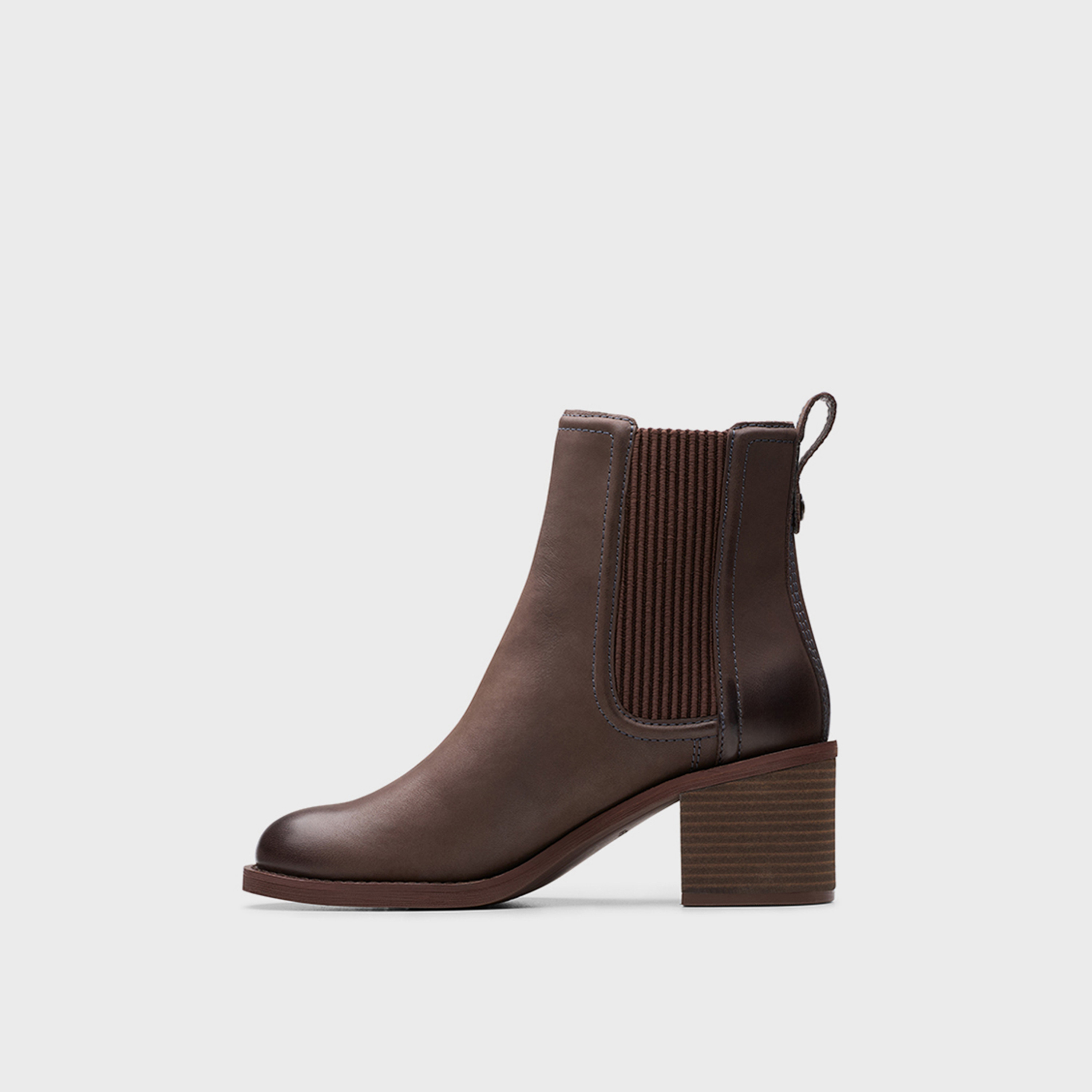 Clarks Women's Chamberly Top Elastic Block Heels Ankle Boots | 26178829-women-shoes-boots-image-2