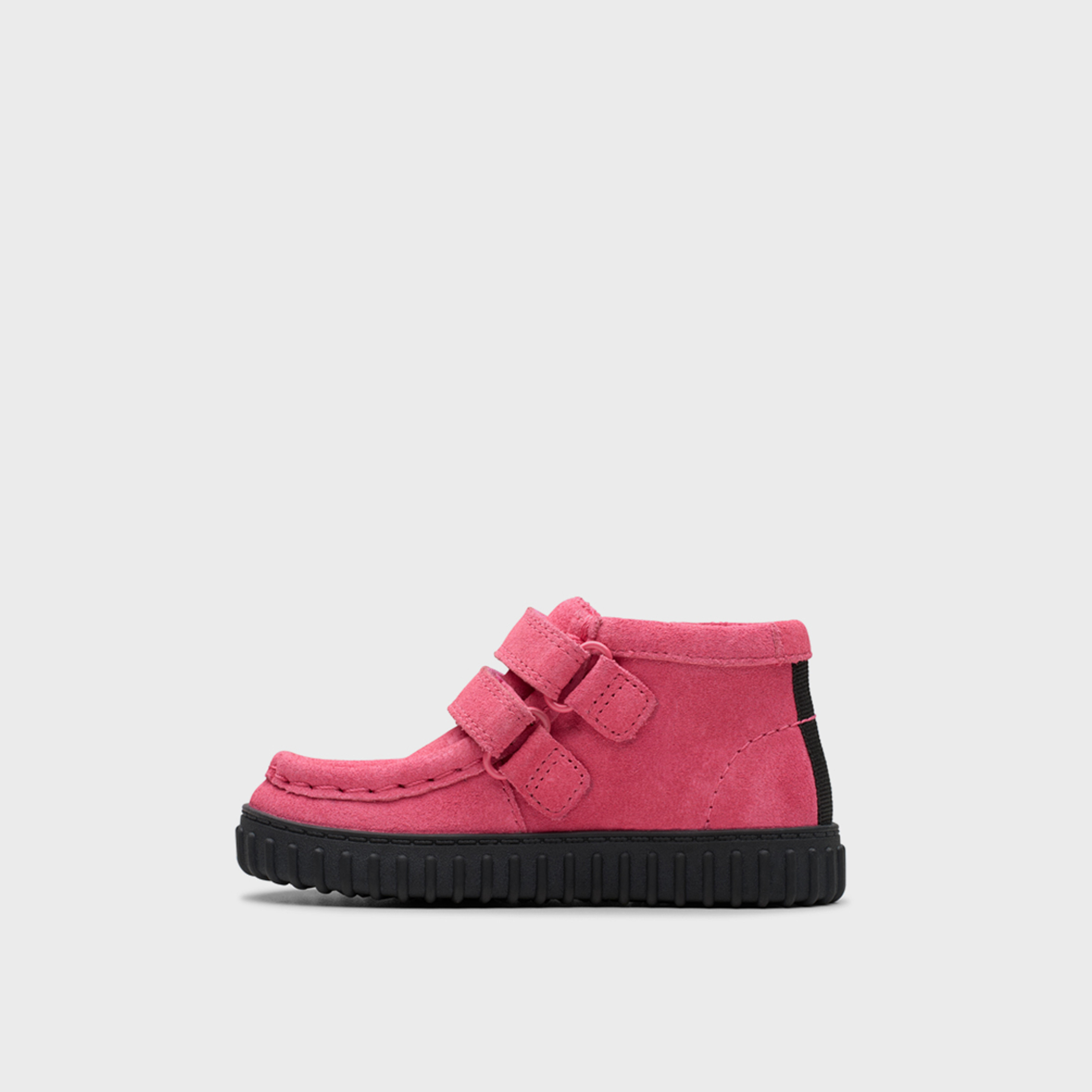 Clarks Girls Tor Hill Hook & Loop Mid Cut Sneakers | 26178920-girls-shoes-sneakers-image-2