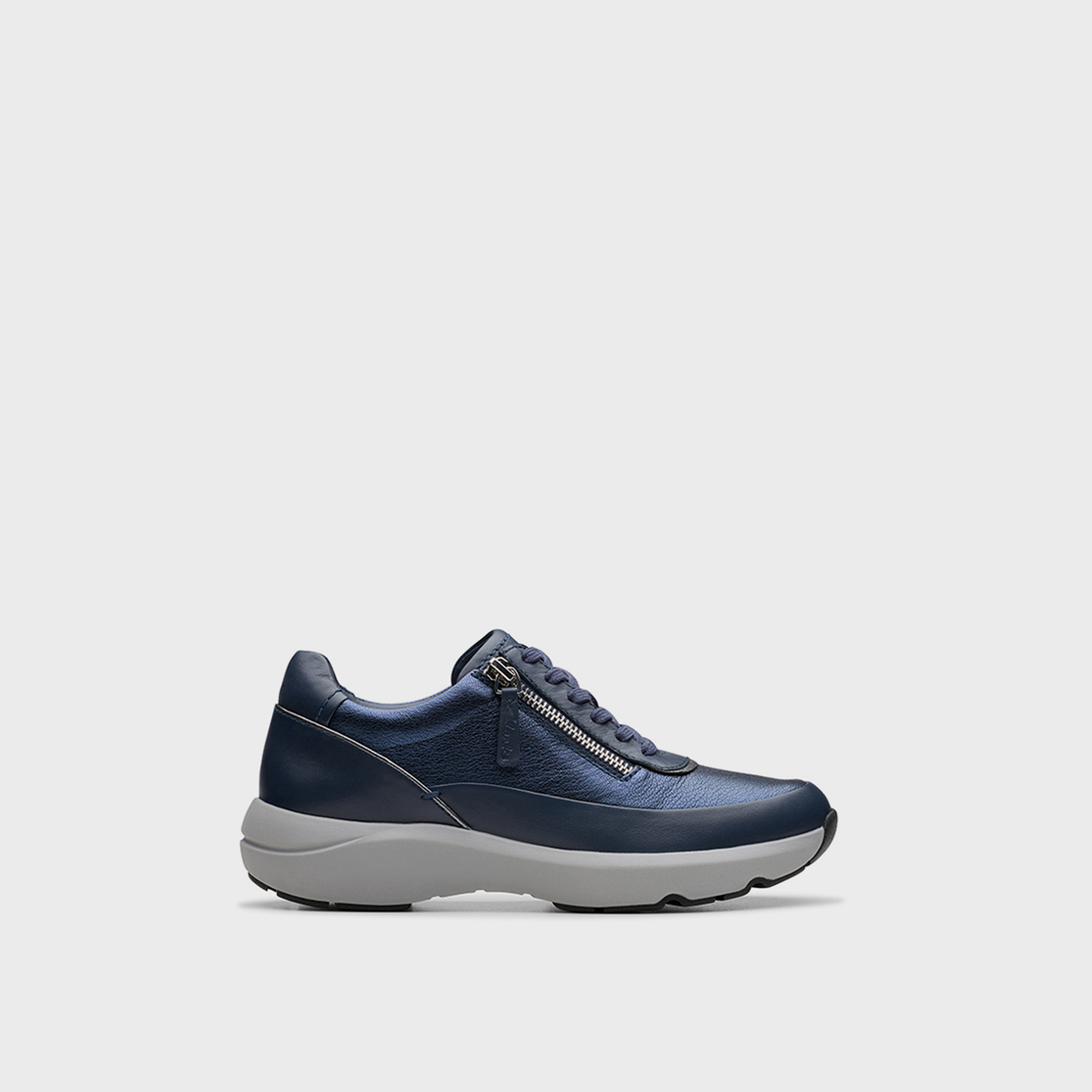 Clarks Women's Tivoli Zip Lace-Up Low Ankle Sneakers | 26179100-women-shoes-sneakers-image-3